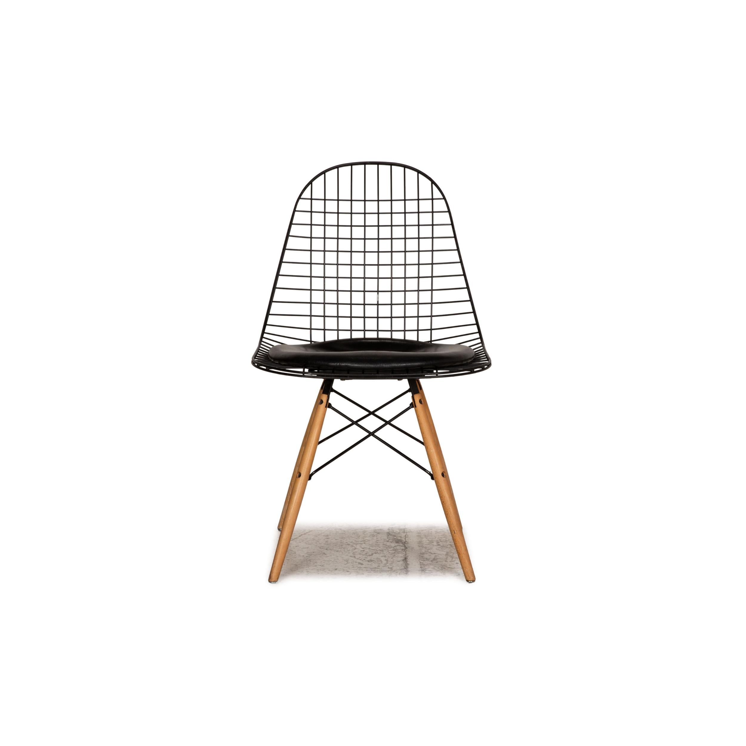 Vitra Chair Metal Chair Black For Sale 2