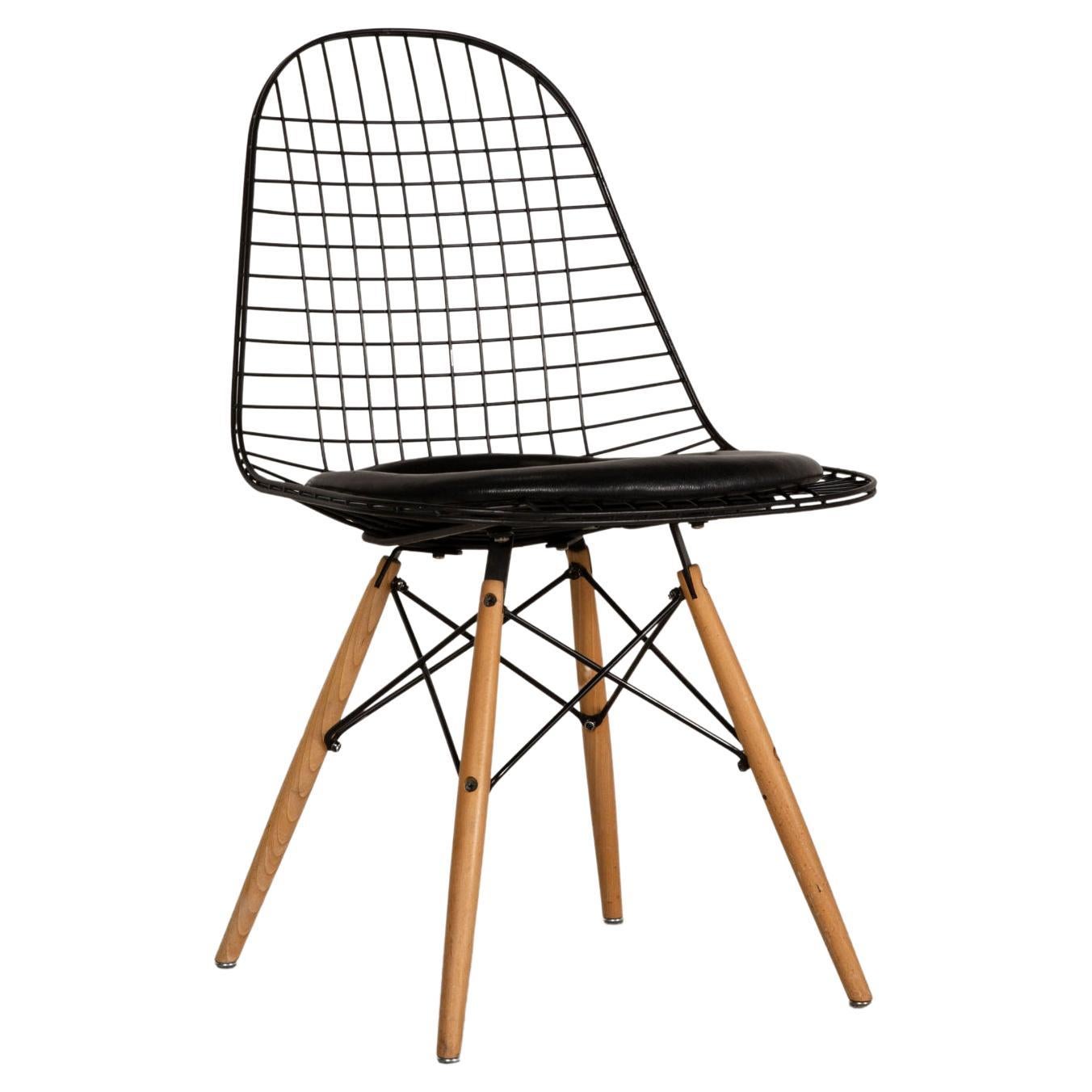Vitra Chair Metal Chair Black For Sale