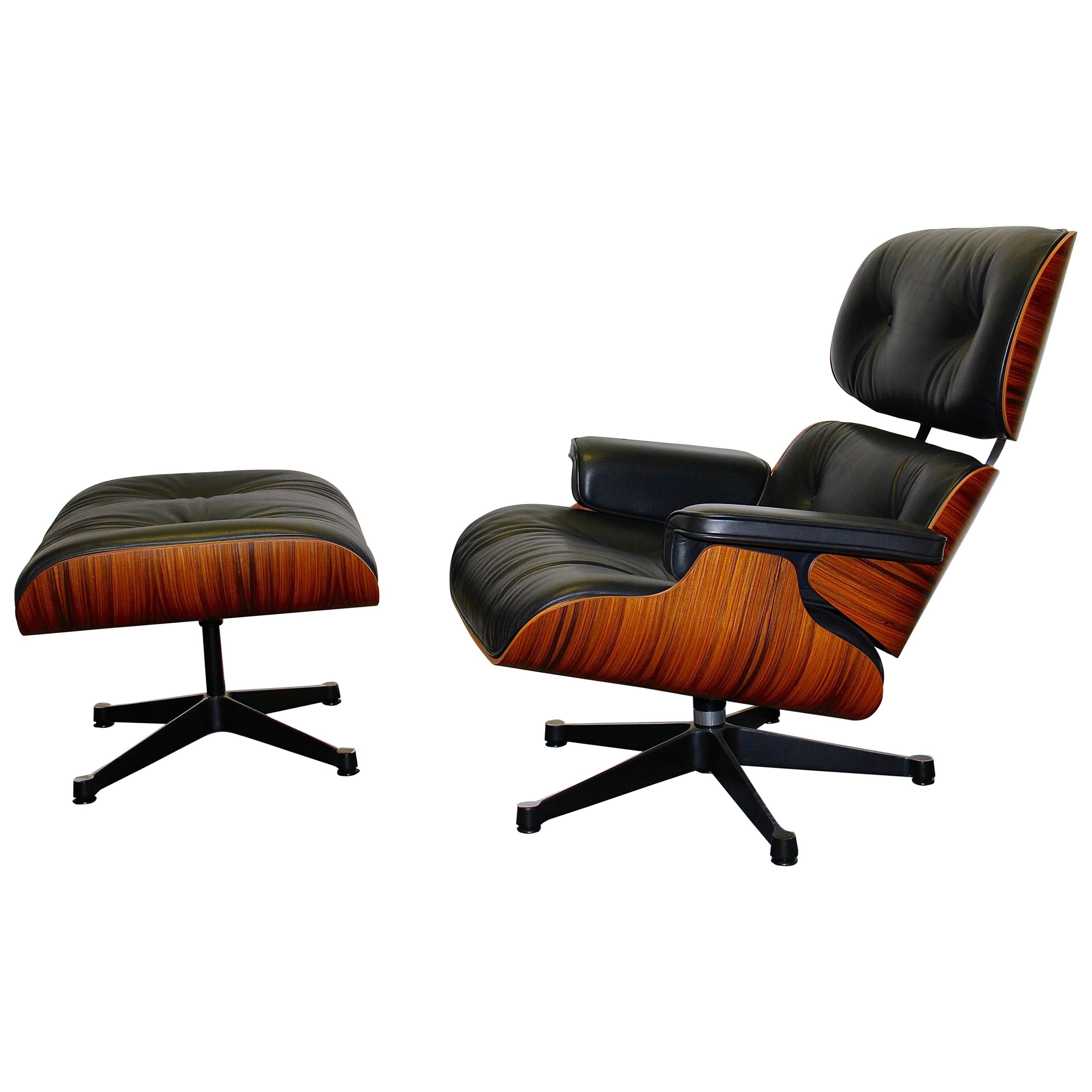 VITRA, Charles & Ray Eames Lounge Chair and Ottoman, limited Anniversary Edition