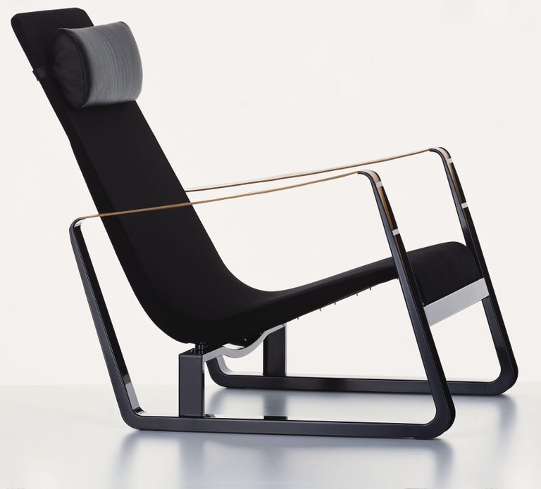 Vitra Cité Armchair in Black Upholstery by Jean Prouvé For Sale at 1stdibs
