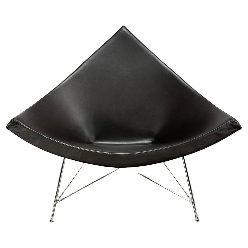 Vitra Coconut Leather Chair by George Nelson