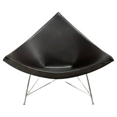 Vitra Coconut Leather Chair by George Nelson