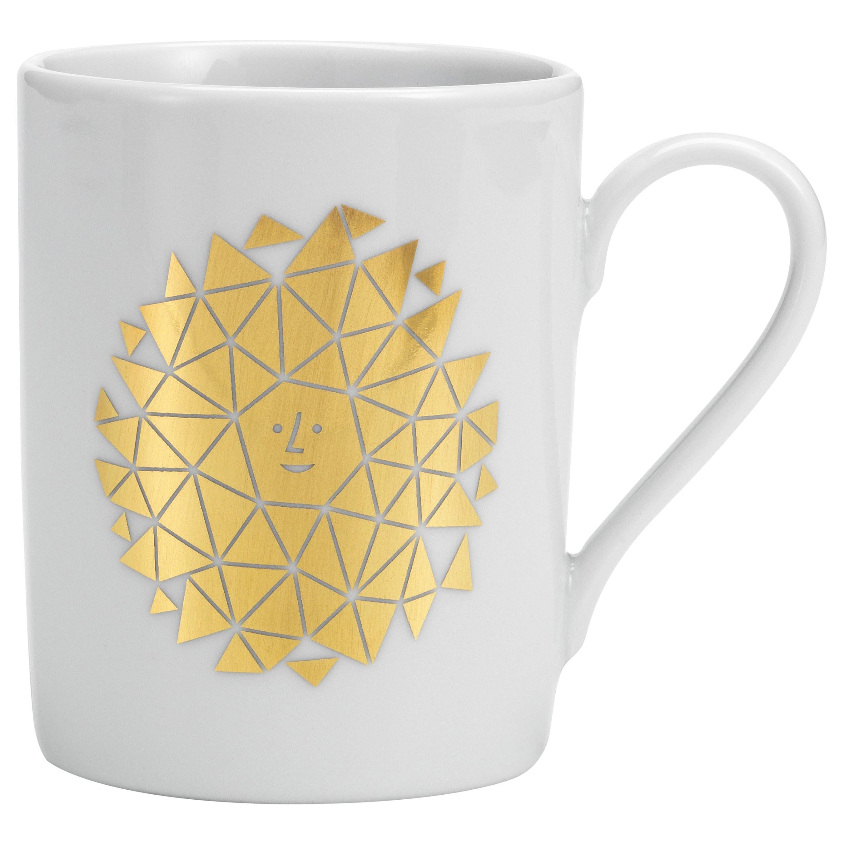 Vitra Coffee Mug with Gold New Sun by Alexander Girard - 1stdibs New York For Sale