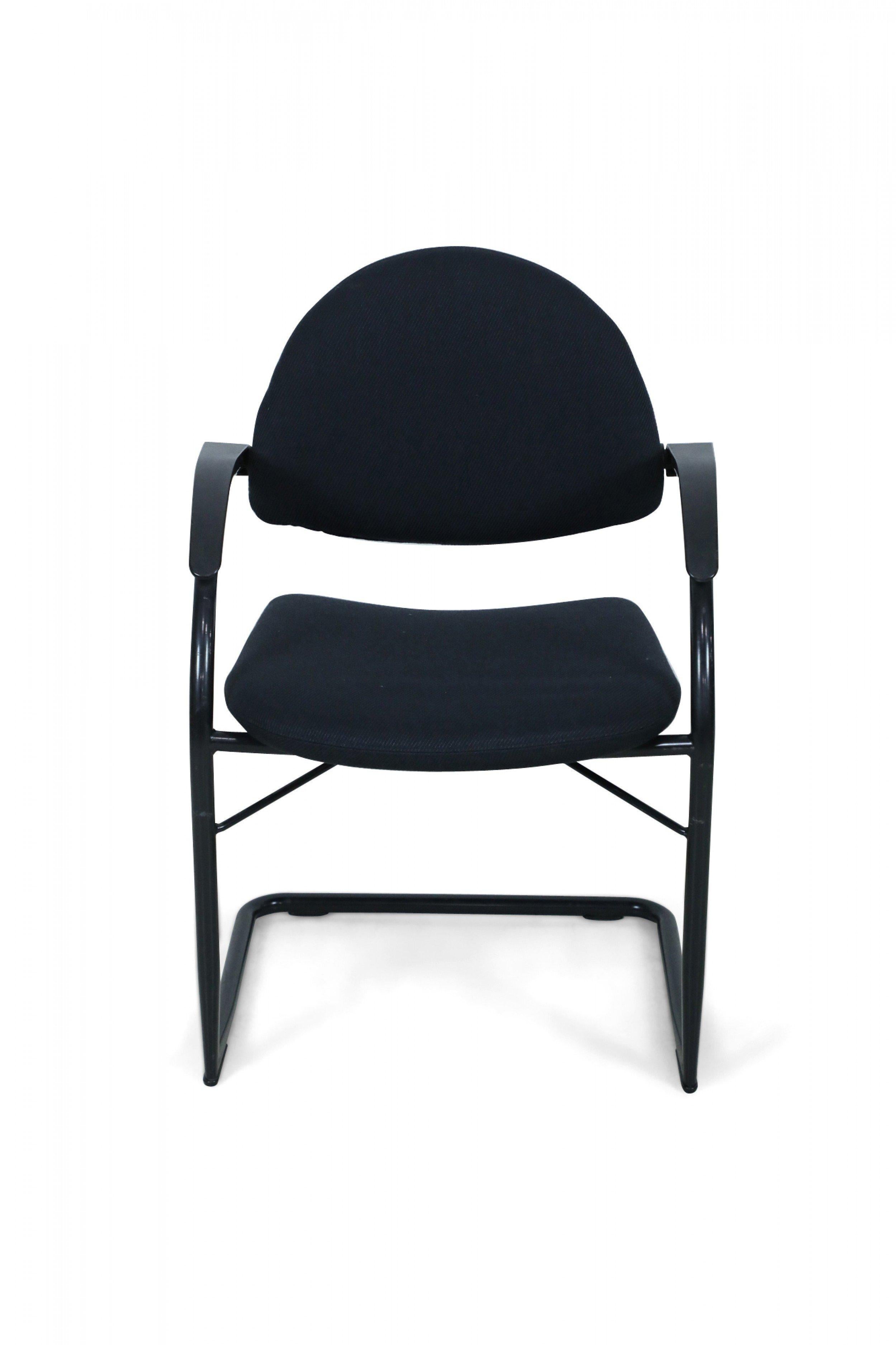 Scandinavian Modern Vitra Contemporary Black/Nero Profile Office Armchair For Sale
