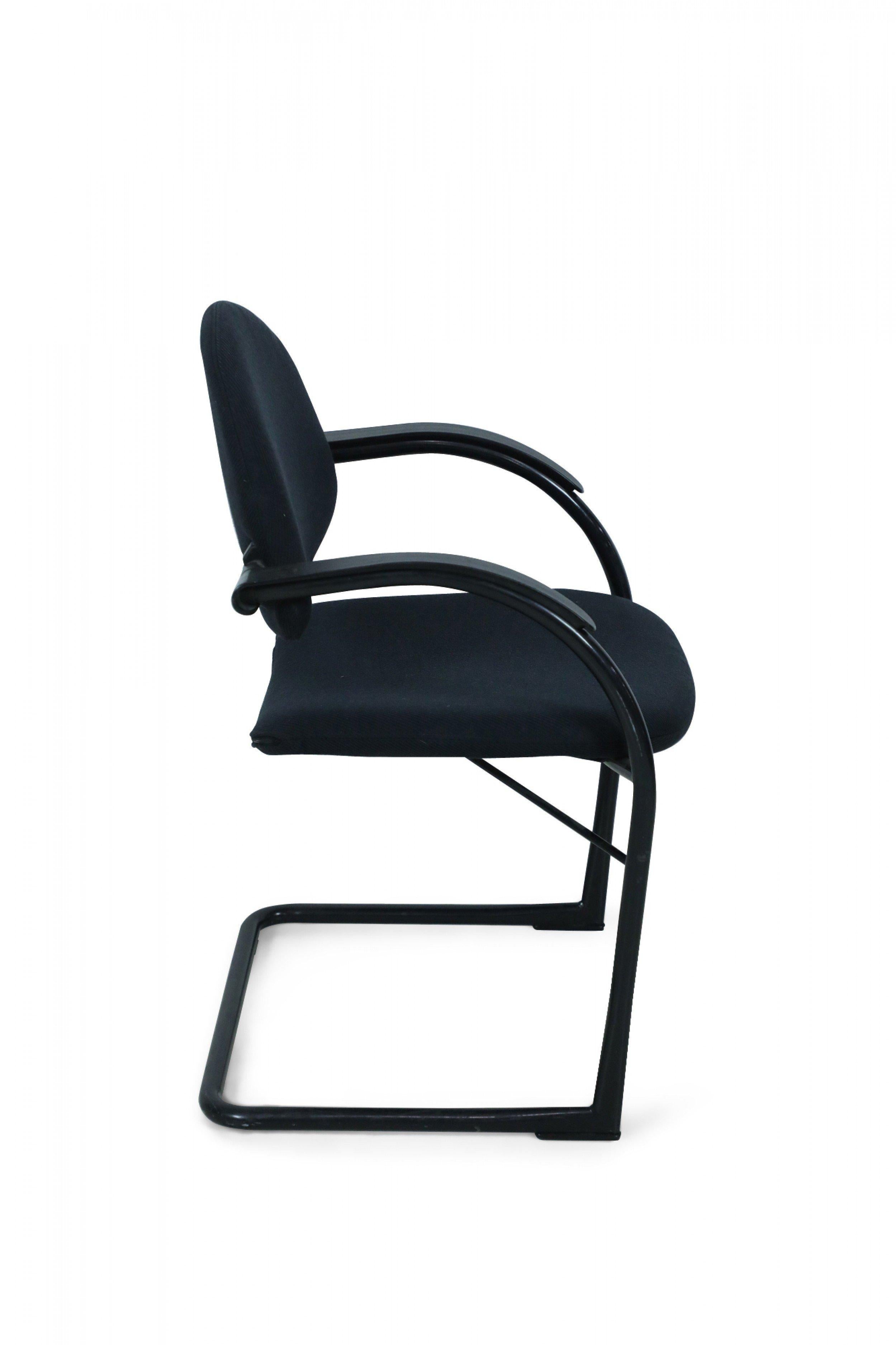 Vitra Contemporary Black/Nero Profile Office Armchair In Good Condition For Sale In New York, NY