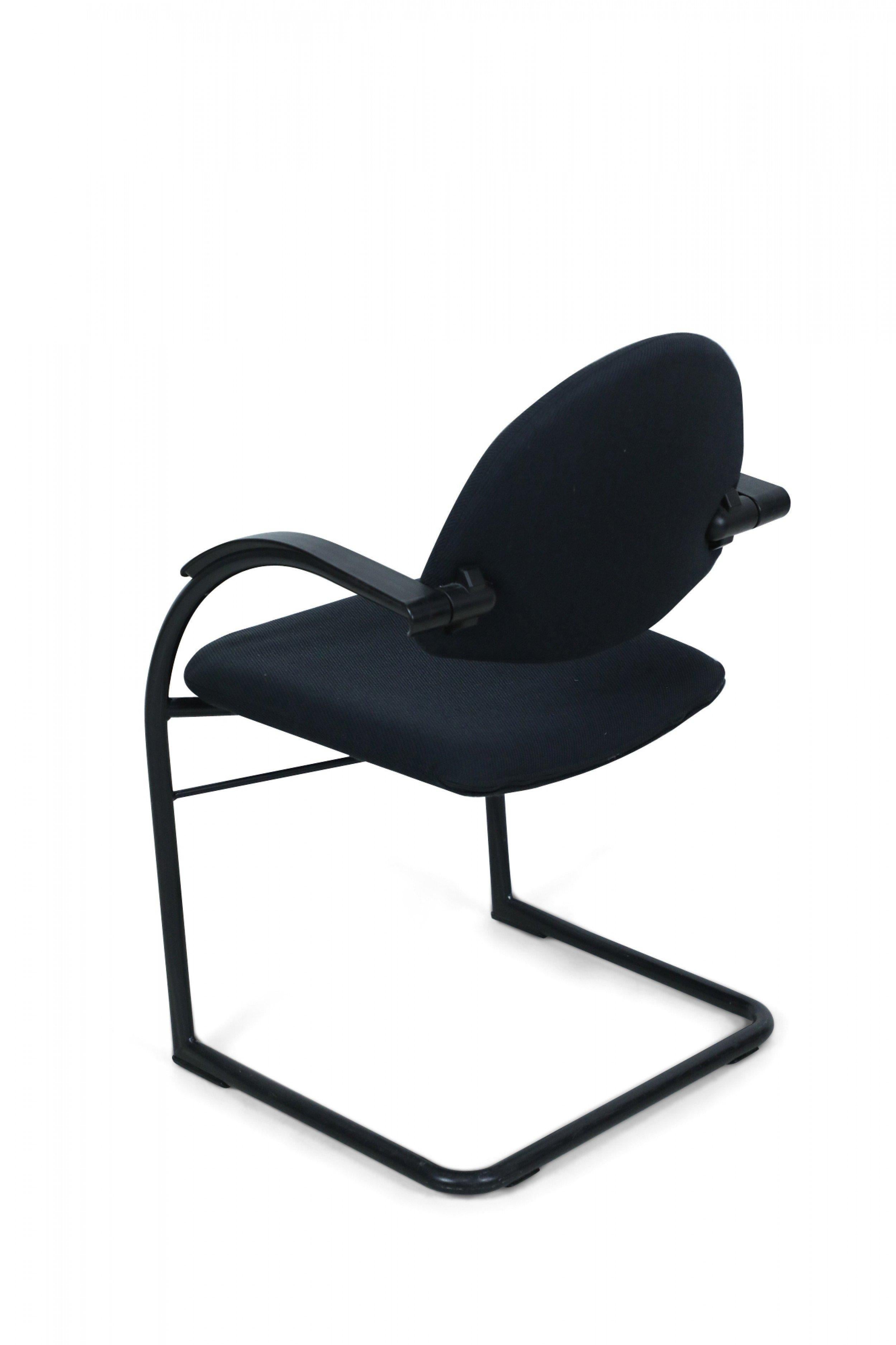 20th Century Vitra Contemporary Black/Nero Profile Office Armchair For Sale