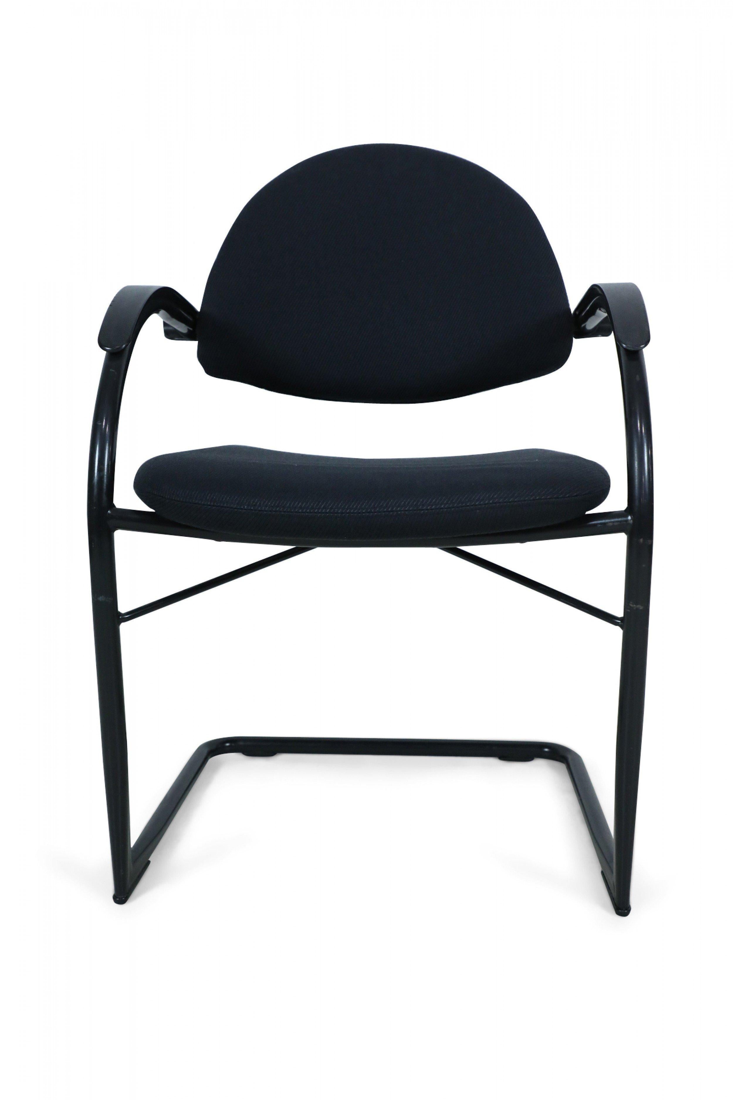 Metal Vitra Contemporary Black/Nero Profile Office Armchair For Sale