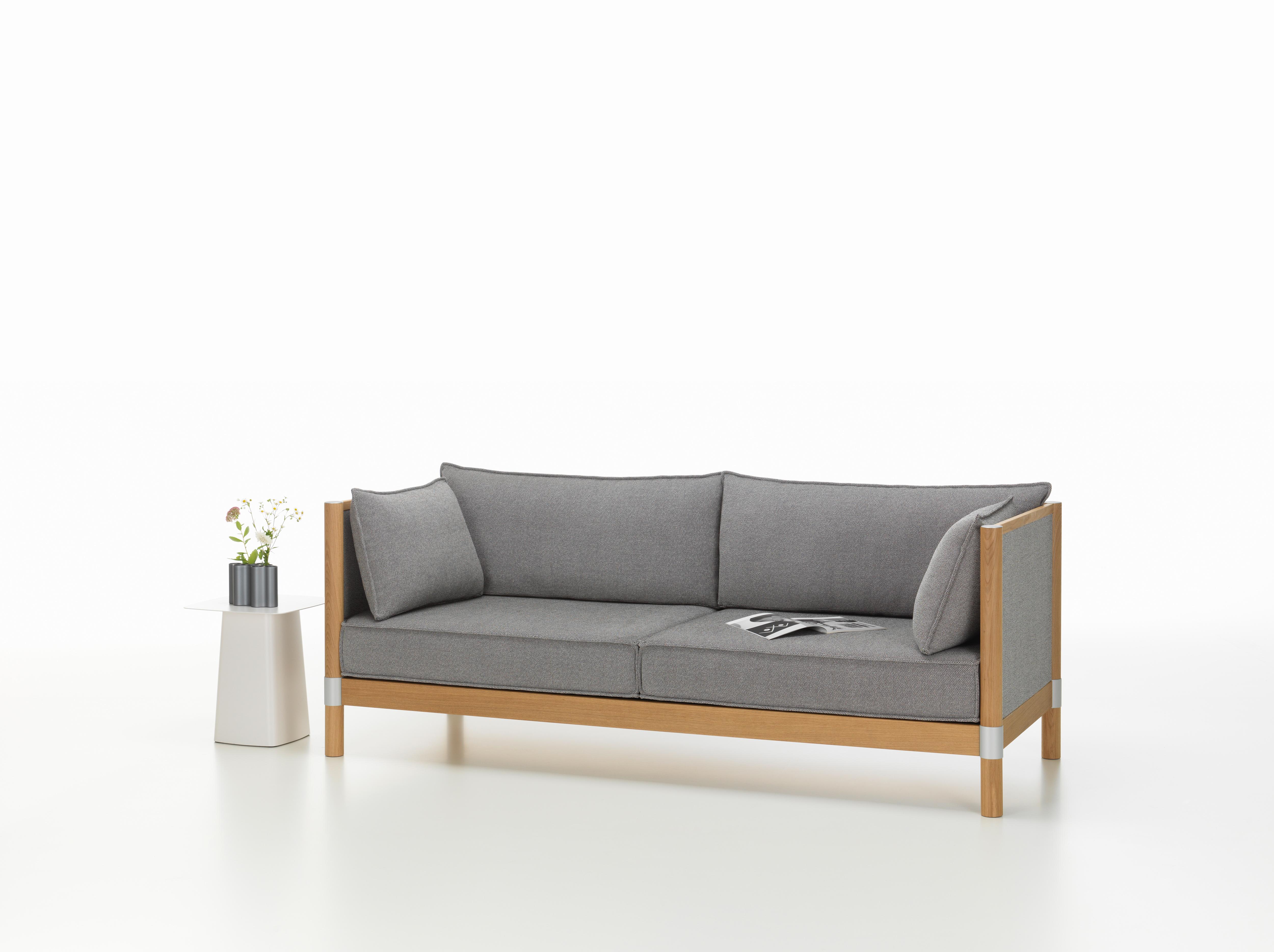 Modern Vitra Cyl Fabric Sofa in Sierra Grey Plano by Ronan & Erwan Bouroullec For Sale