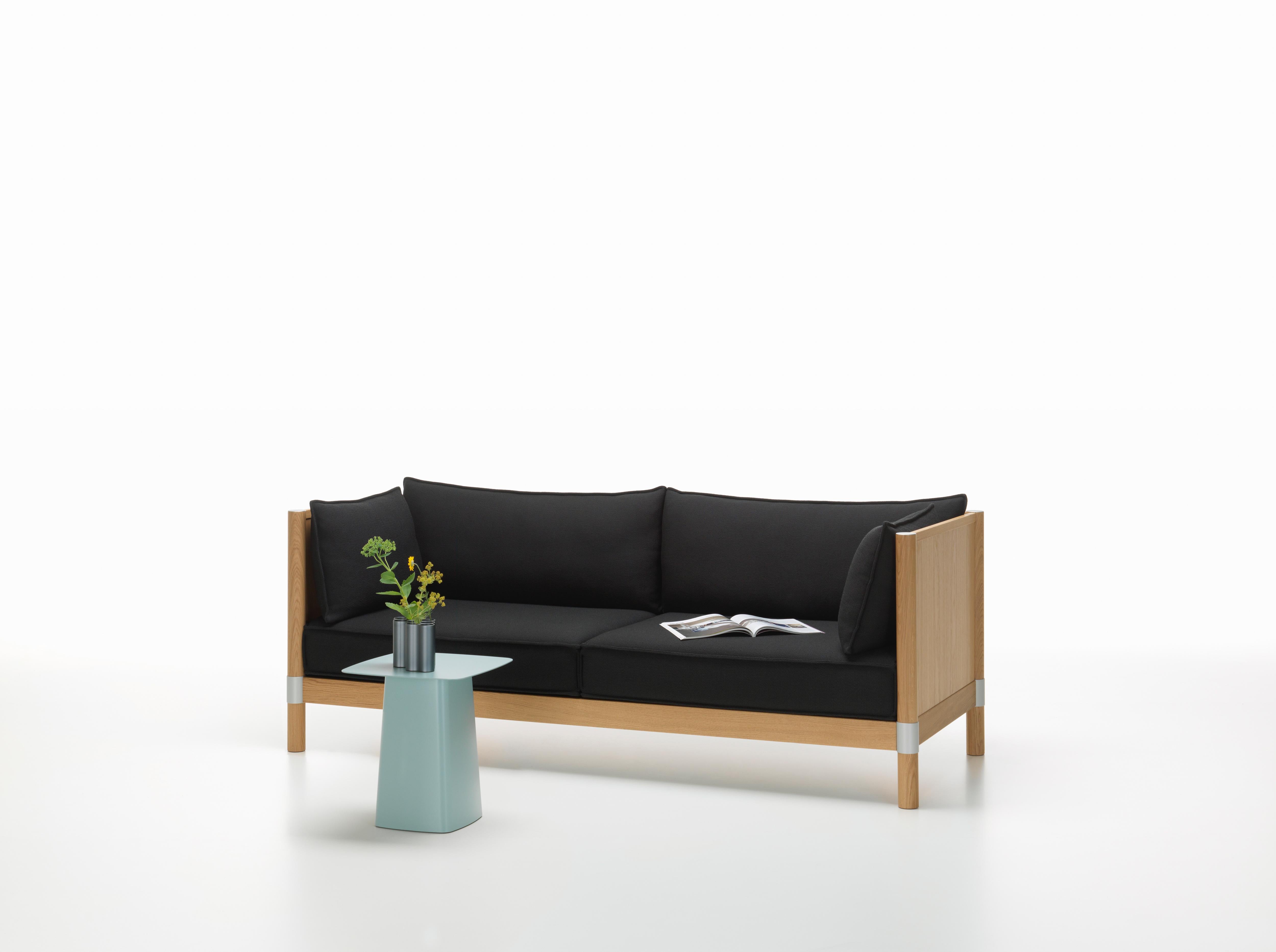 Vitra Cyl Sofa Wood in Black & Anthracite Credo by Ronan & Erwan Bouroullec In New Condition For Sale In New York, NY