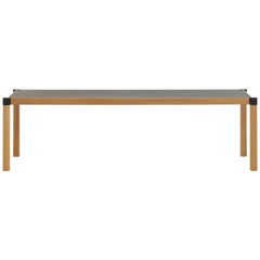 Vitra Cyl Table in Veneer Dark Oak by Ronan & Erwan Bouroullec