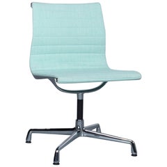 Vitra EA 101 Designer Fabric Chair Light Green Chrome