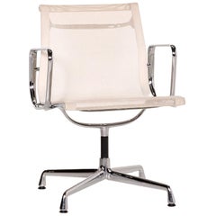 Vitra EA 108 Aluminum Plastic Chair Cream Swivel
