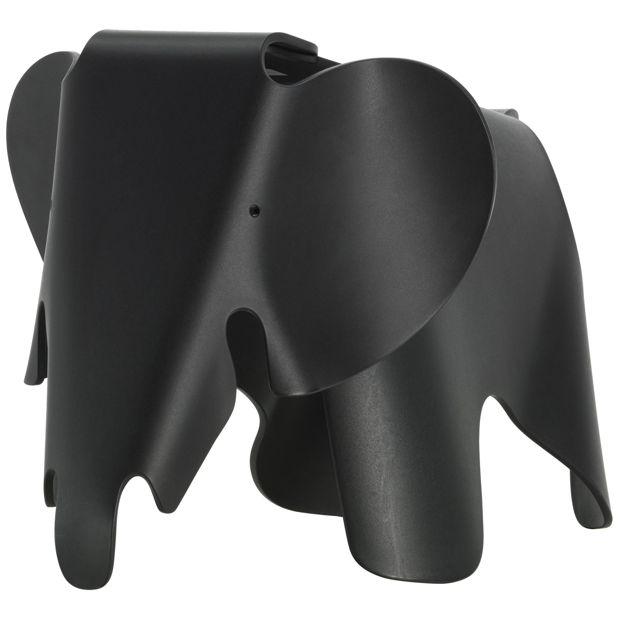 Vitra Eames Elephant in Deep Black by Charles & Ray Eames im Angebot