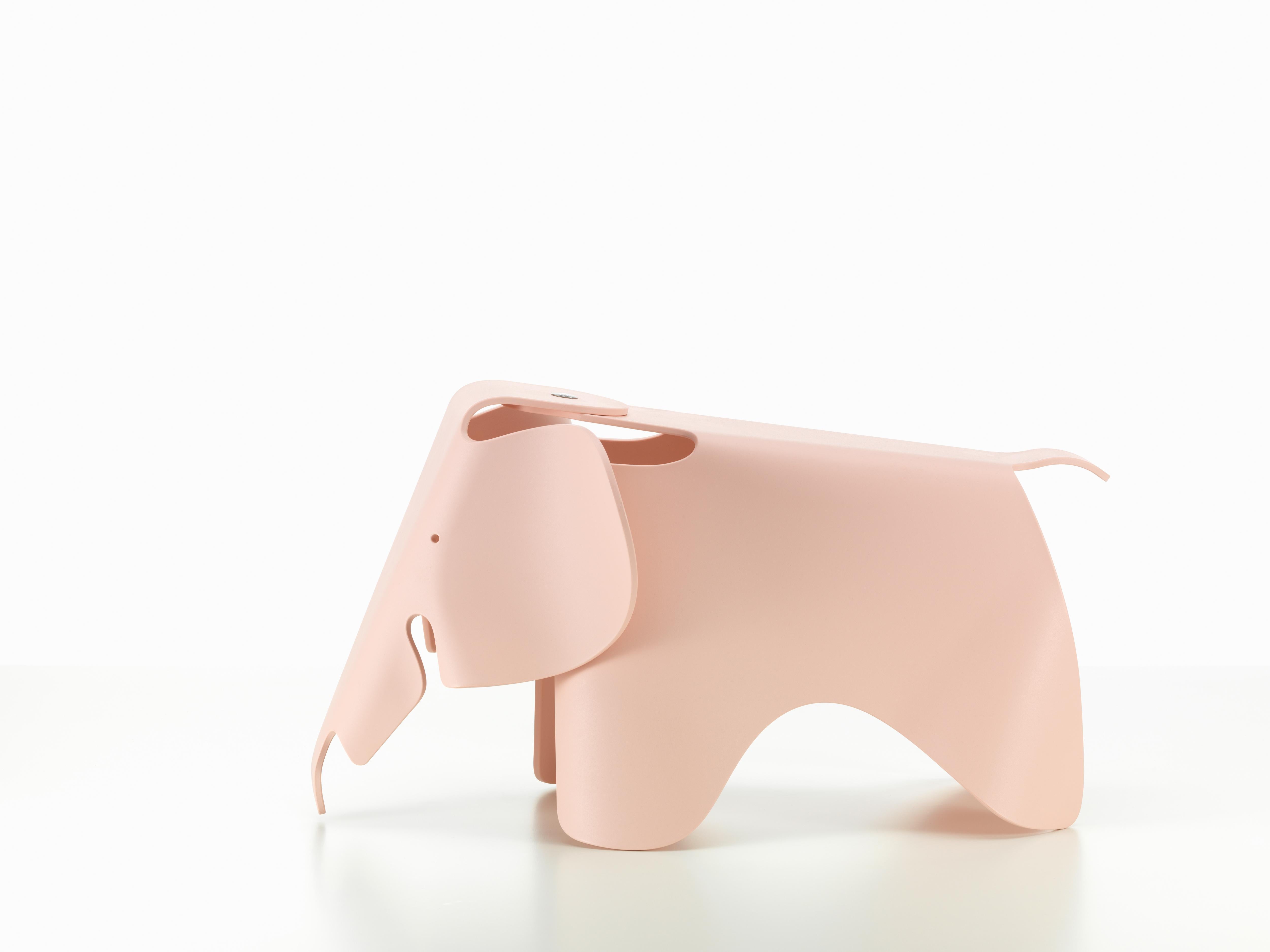 These items are currently only available in the United States.

Charles & Ray Eames developed a toy elephant made of plywood in 1945. Manufactured in plastic, the Eames Elephant can now be enjoyed by the target group for which it was originally