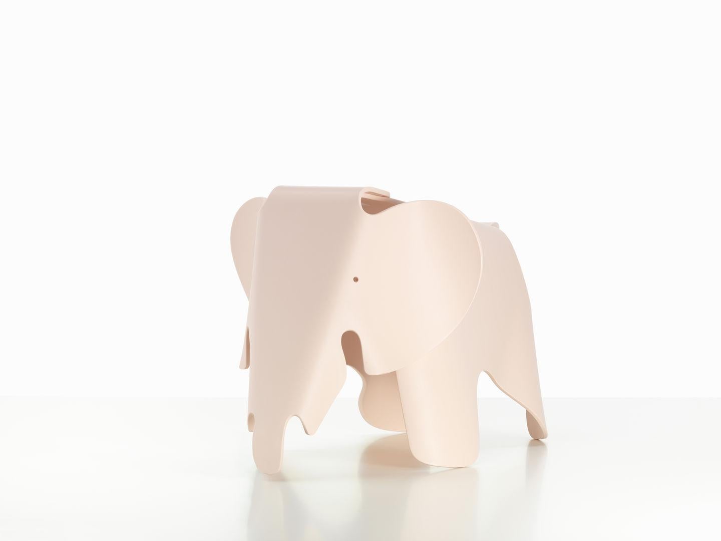 These items are currently only available in the United States.

Charles and Ray Eames developed a toy elephant made of plywood in 1945. Manufactured in plastic, the Eames elephant can now be enjoyed by the target group for which it was originally