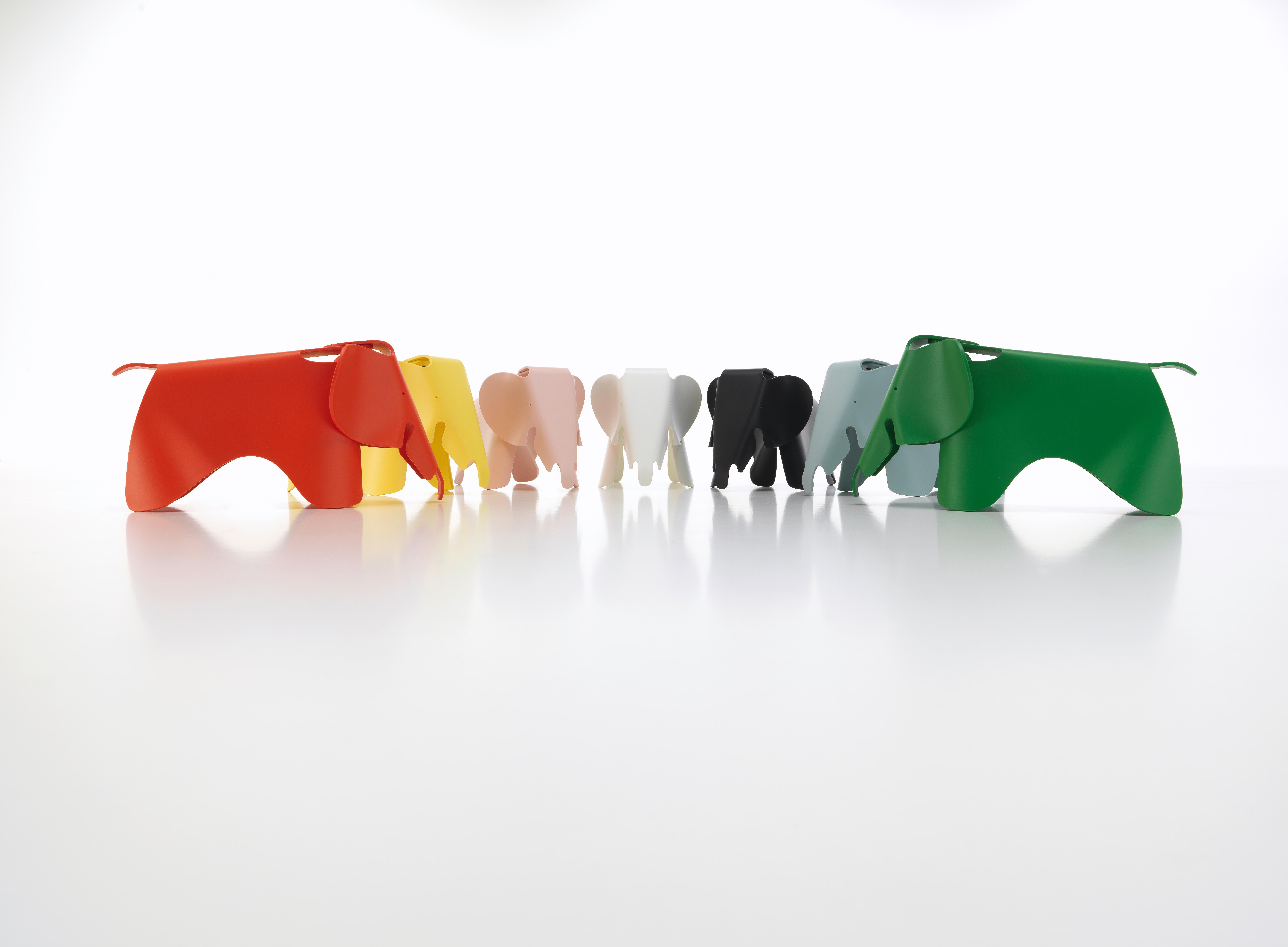 Swiss Vitra Eames Elephant in Poppy Red by Charles & Ray Eames For Sale