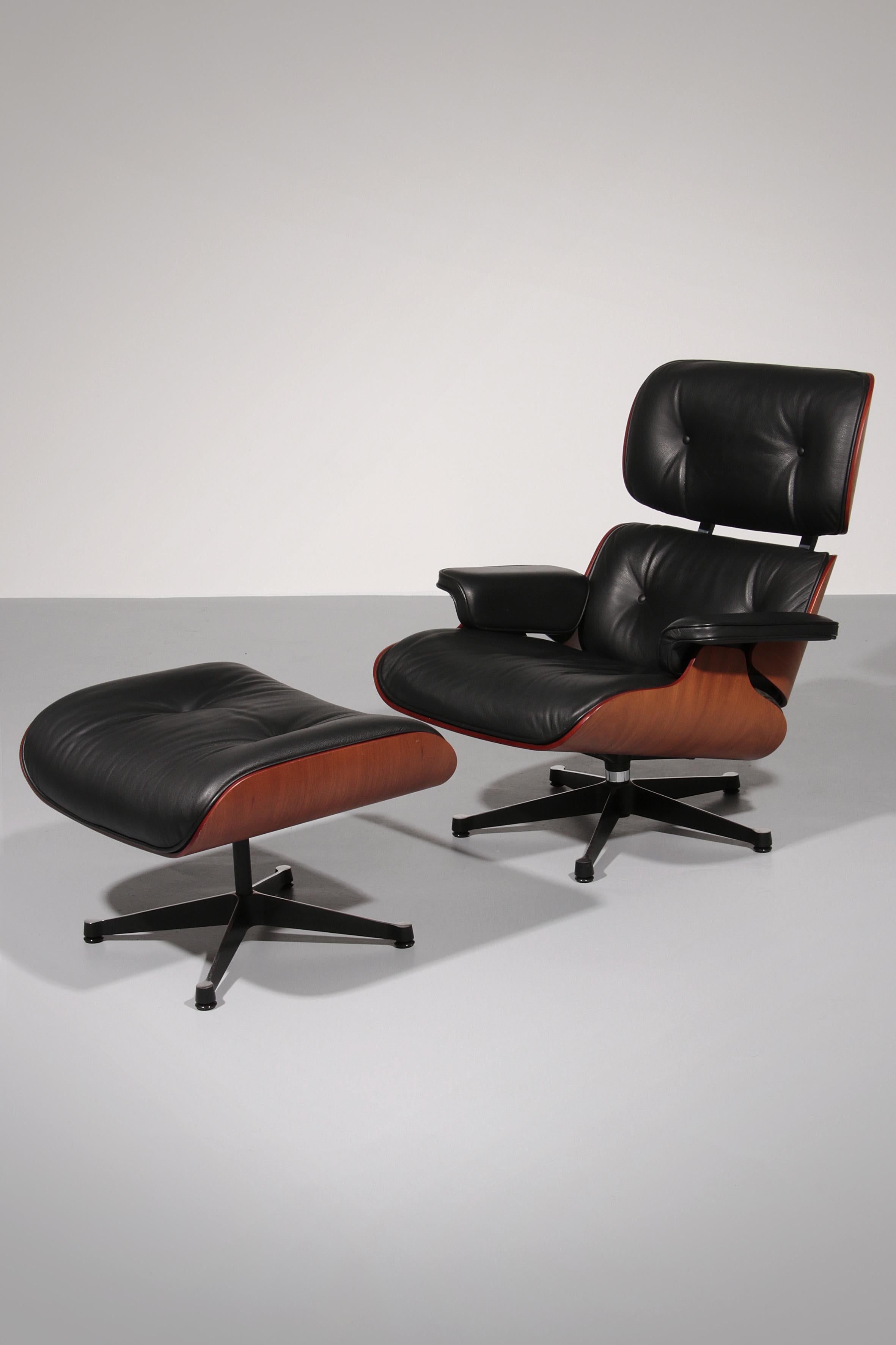 

Possibly the most iconic of all of the Eames' designs is the lounge chair and ottoman.

Vitra have created a limited edition for this Winter 2018 in FSC-certified sapele mahogany wood - characterised by a rich, red-brown colour and a distinctive