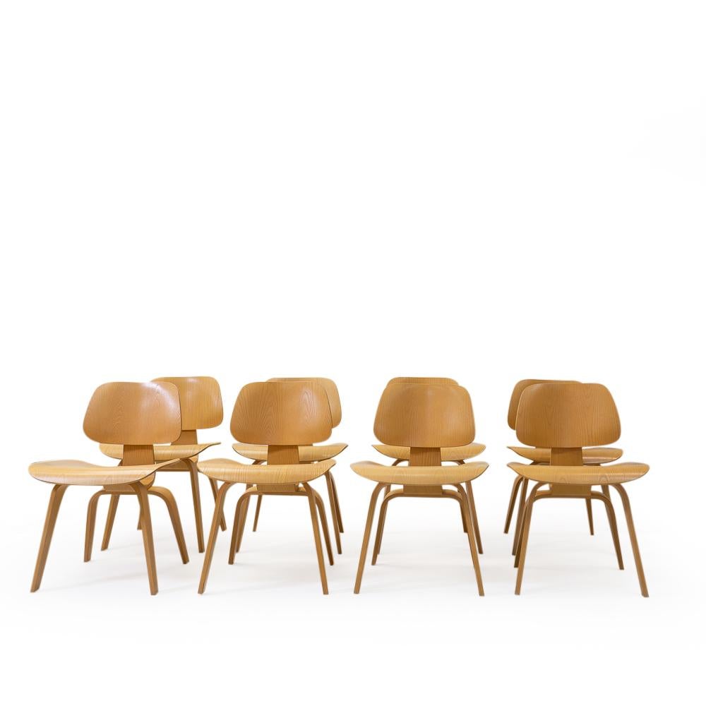 Vitra Eames Plywood Group DCW, Set of Eight 1