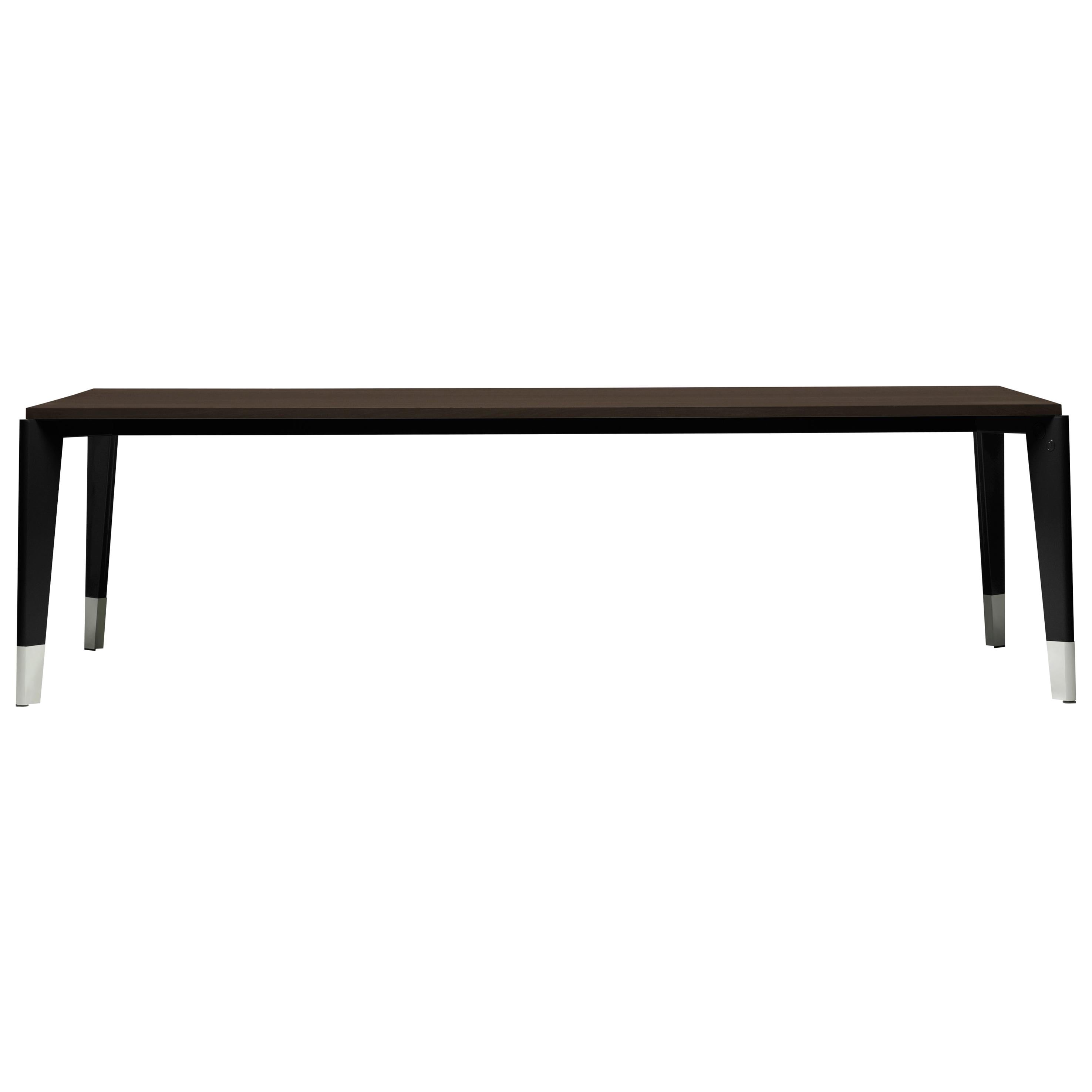 Vitra Flavigny Table in Smoked Oak by Jean Prouvé For Sale