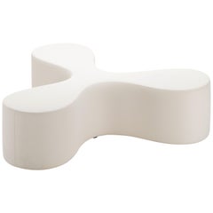 Vitra-Blumenbank in Champagnerweiß von SANAA