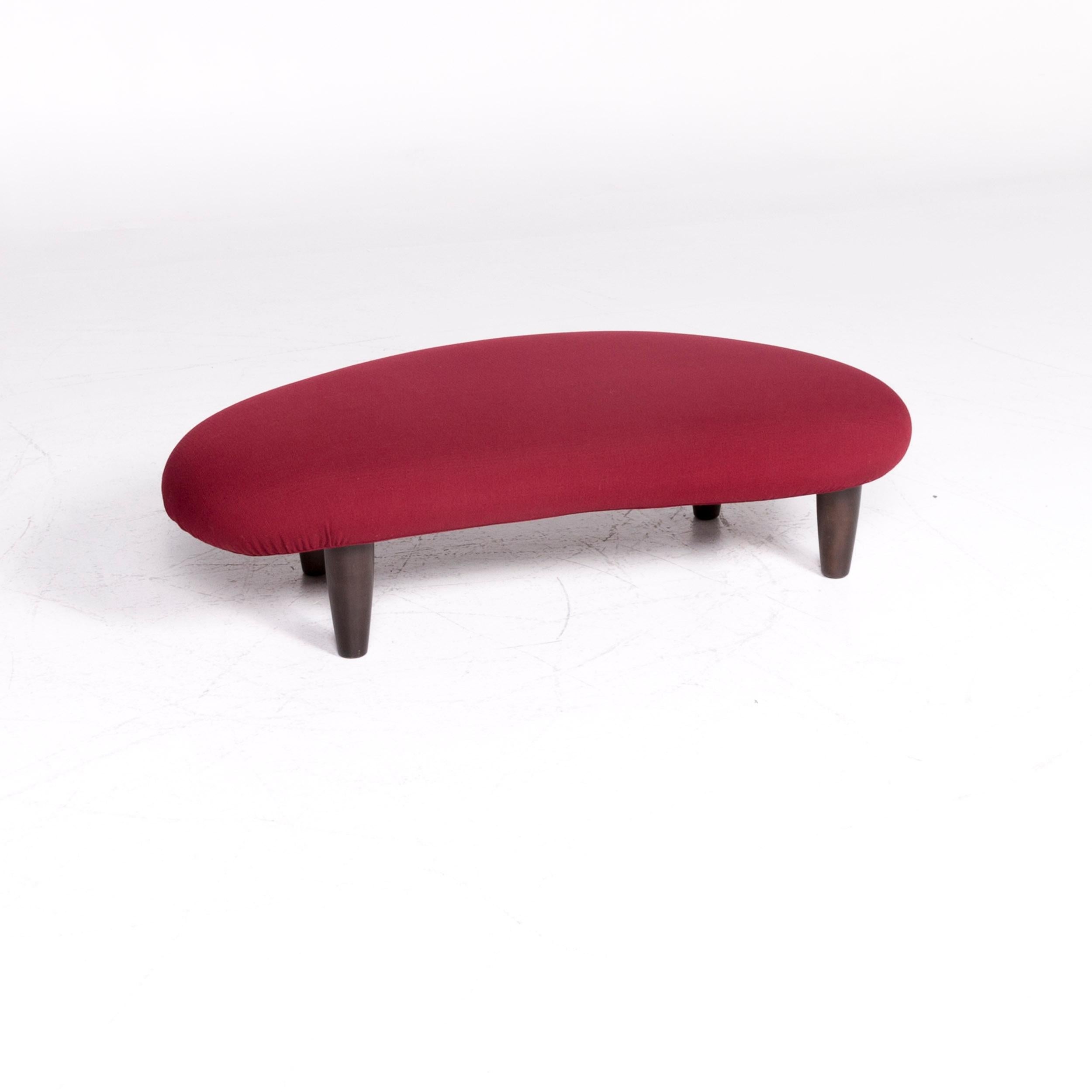 Tabouret de canapé à quatre places en tissu rouge marron Vitra Freeform en vente 5