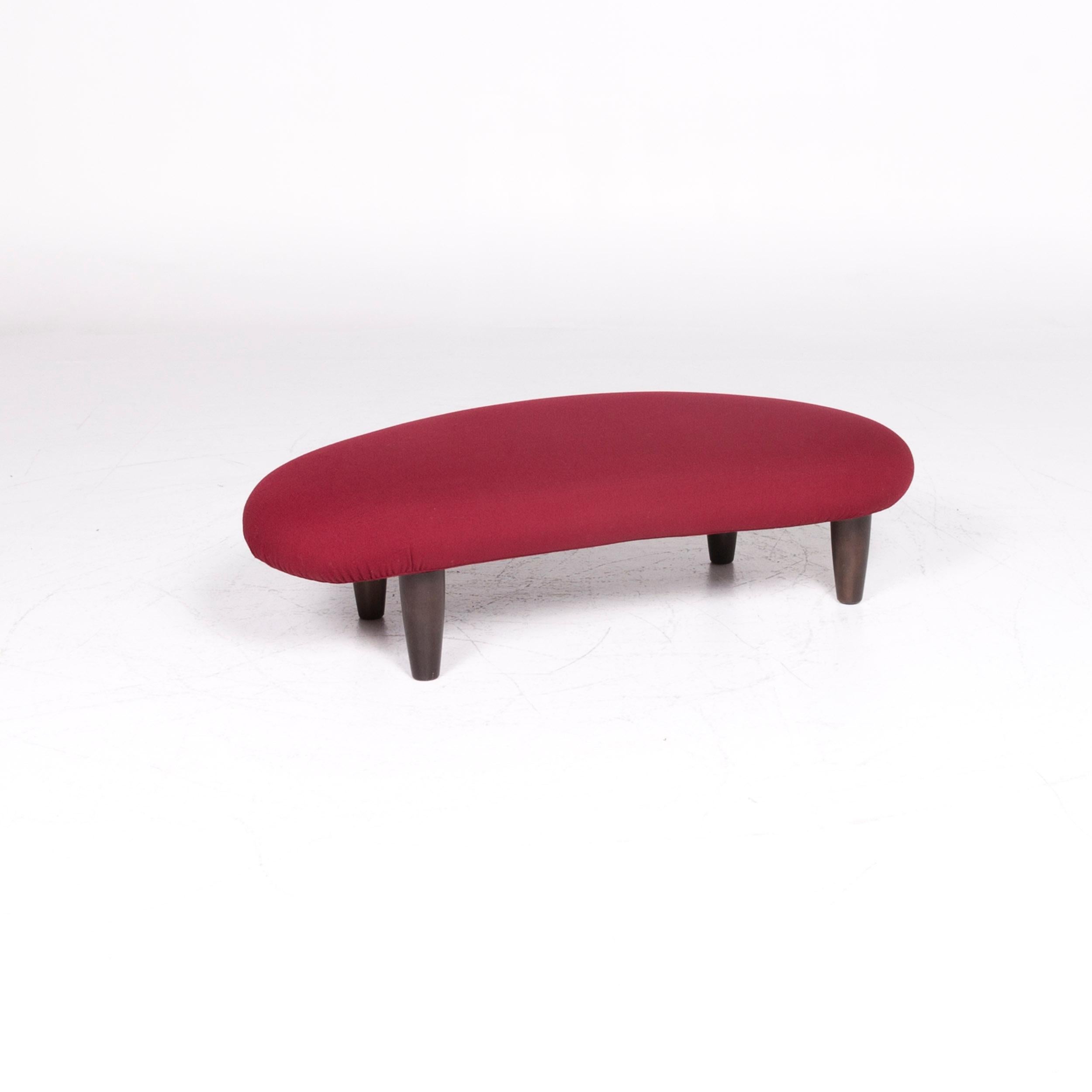 Tabouret de canapé à quatre places en tissu rouge marron Vitra Freeform en vente 7