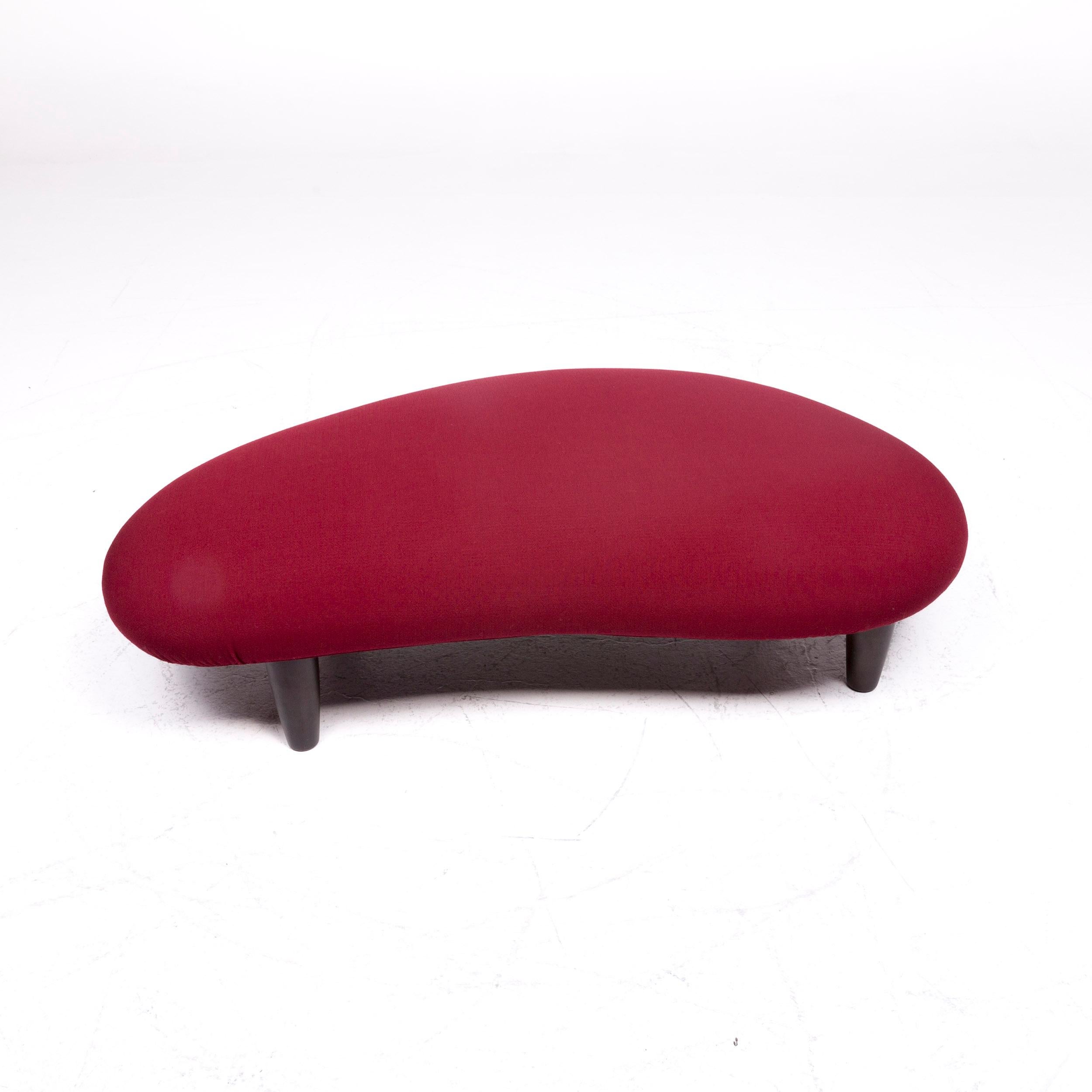 Tabouret de canapé à quatre places en tissu rouge marron Vitra Freeform en vente 10