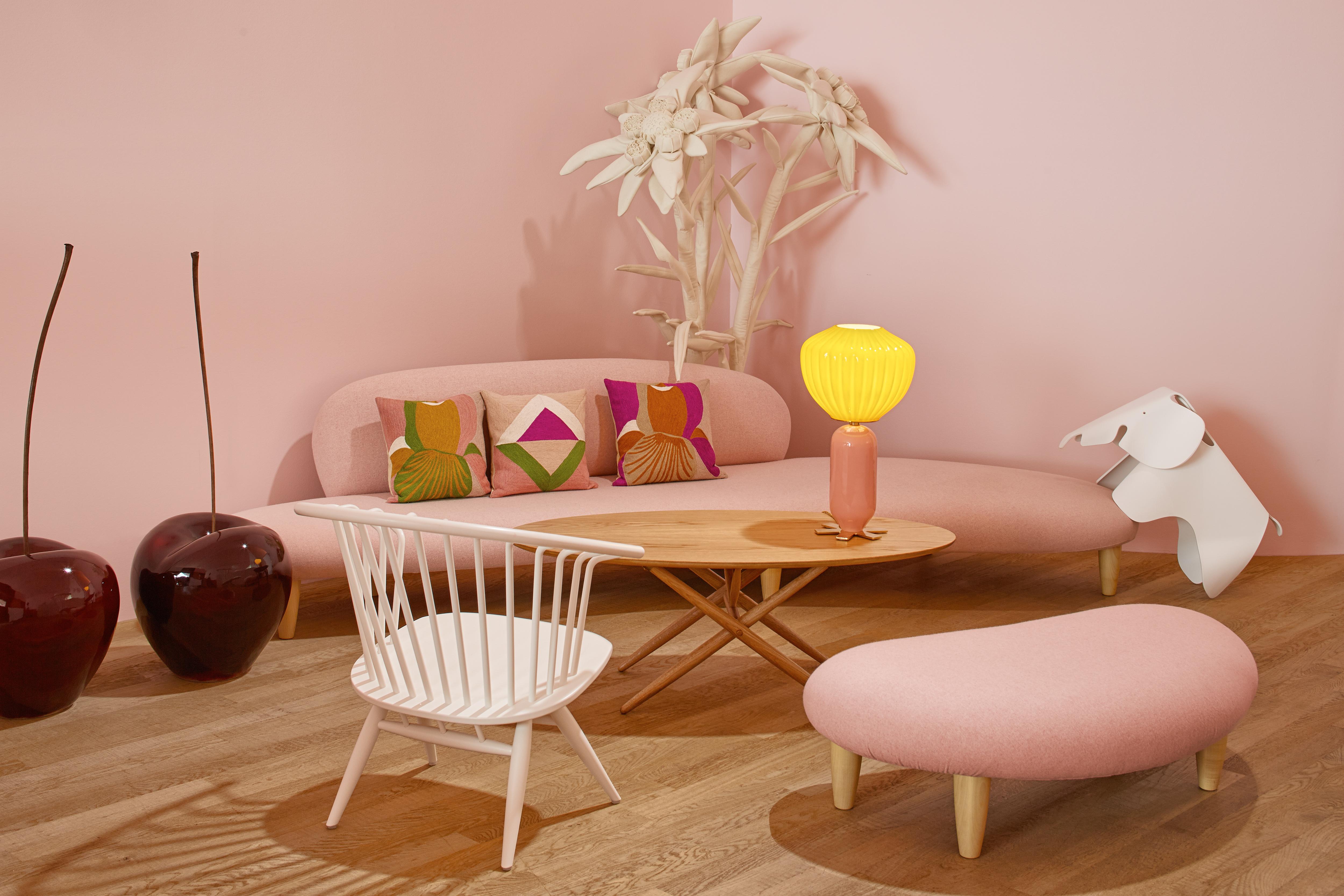 Vitra Freeform Sofa in Pink by Isamu Noguchi (Schweizerisch) im Angebot