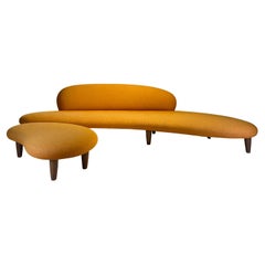 Vitra Freeform Sofa + Ottoman ''2007'' by Isamu Noguchi