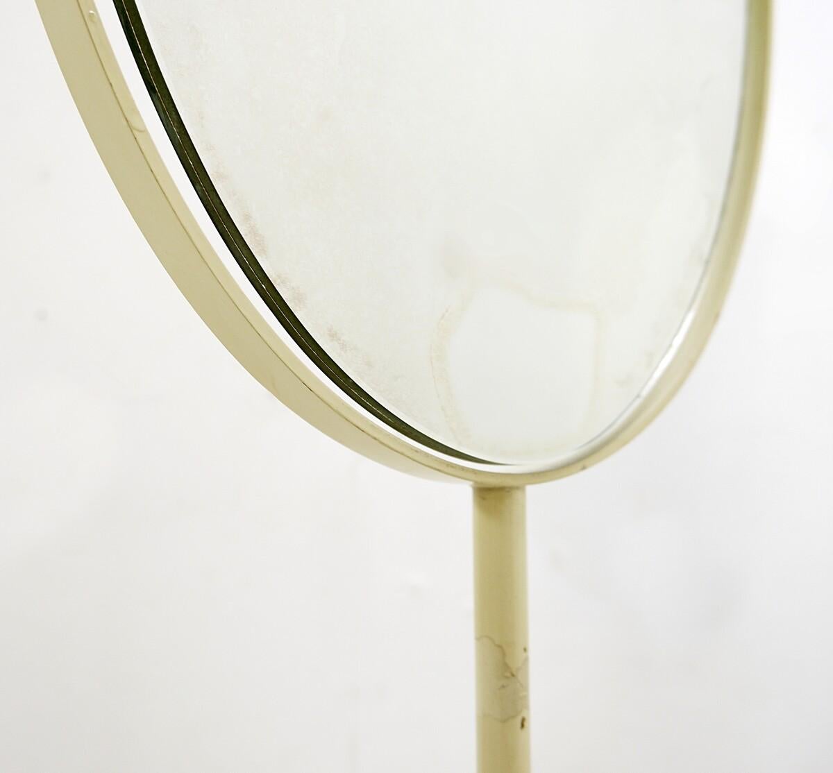 Mid-Century Modern Miroir de table à double face Vitra Graeter en vente