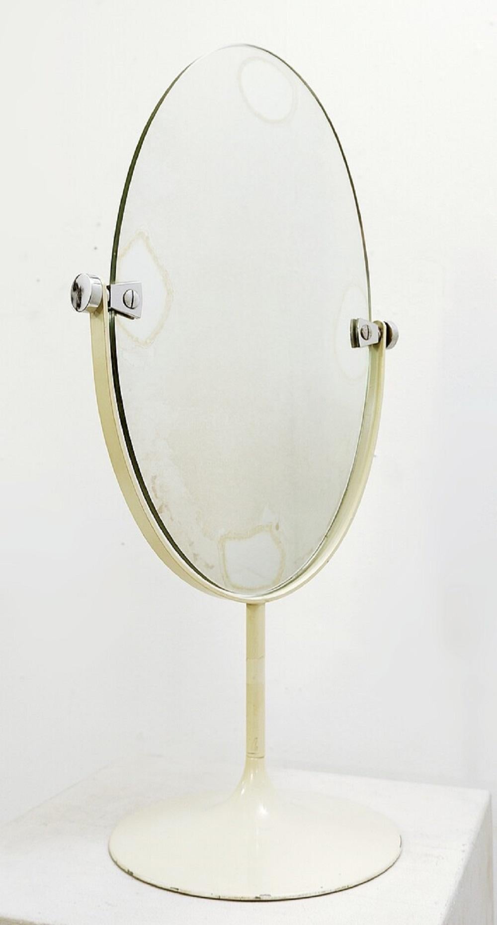 20th Century Vitra Graeter Double-Sided Table Mirror For Sale