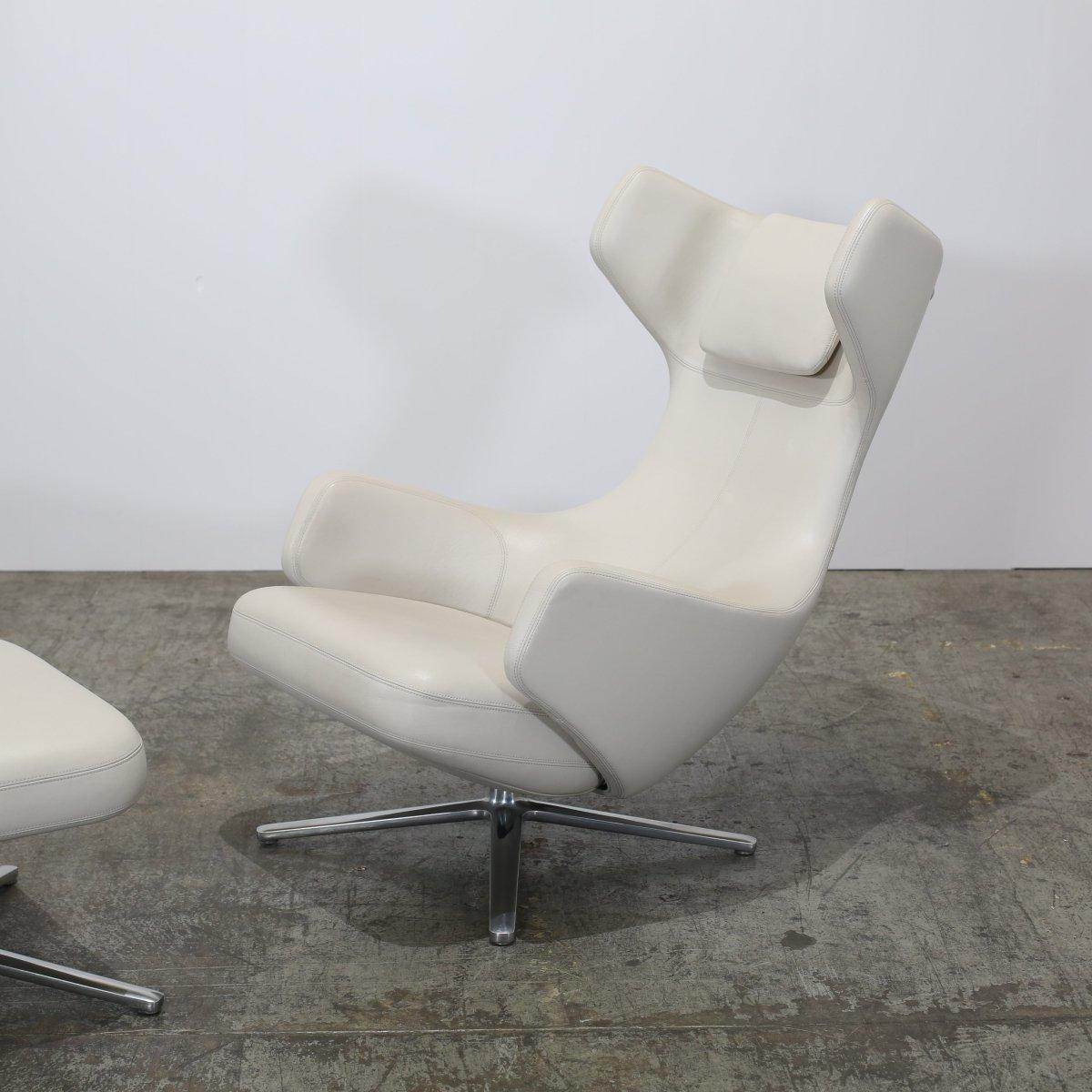 Silla y reposapiés Vitra Grand Repos Italiano en venta