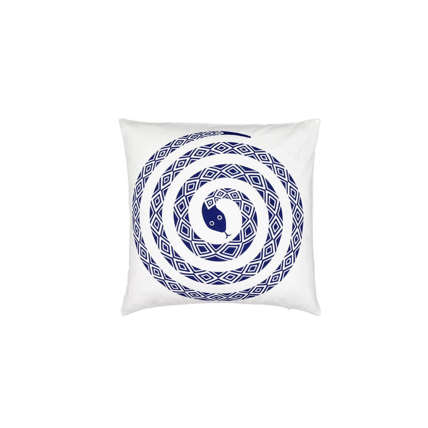 Vitra Graphic Pillow with Snake by Alexander Girard For Sale