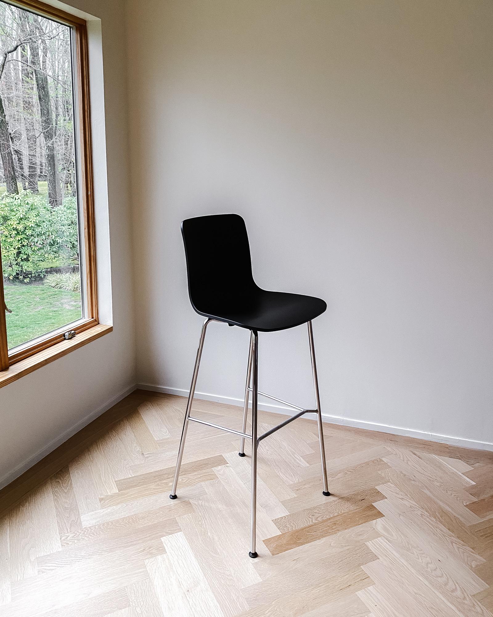 Contemporary Vitra HAL High Stool Chairs by Jasper Morrison, Sold In Pairs