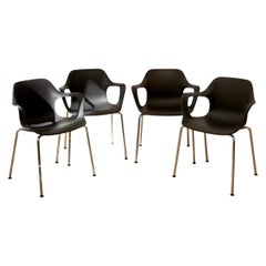 Vitra HAL Industrial Modern Stackable Armchairs by Jasper Moreision, As A Pair