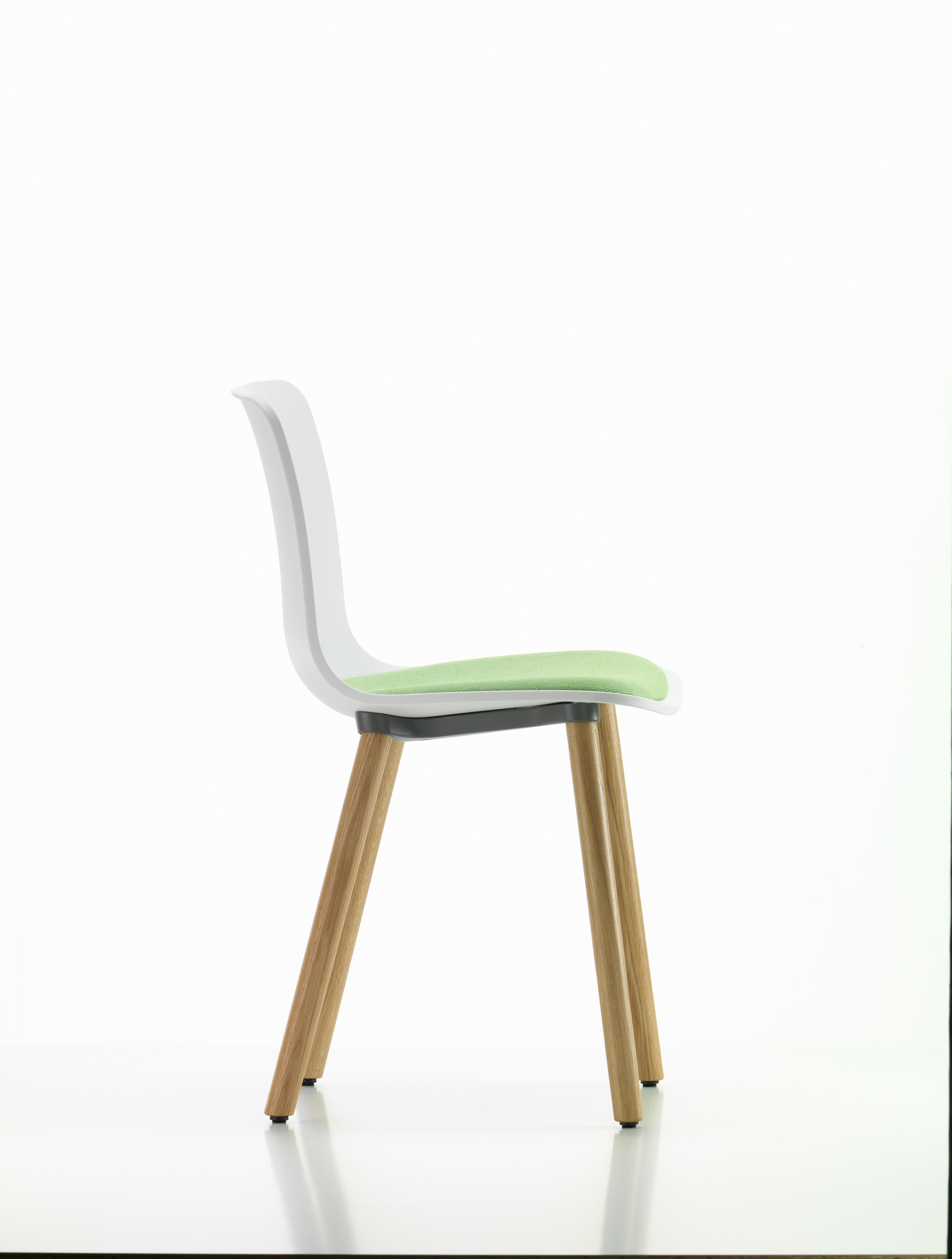 These products are only available in the United States.

The HAL Wood chair by Jasper Morrison is part of the multifaceted HAL family. The striking combination of a plastic seat shell and four-legged wooden base lends the chair its unique character.