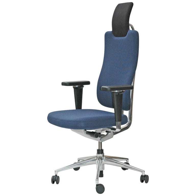 Vitra Headline Office Chair In Blue With 3d Armrest By Mario And Vitra Headline Office Chair In Blue With 3d Armrest By Mario Claudio Bellini For