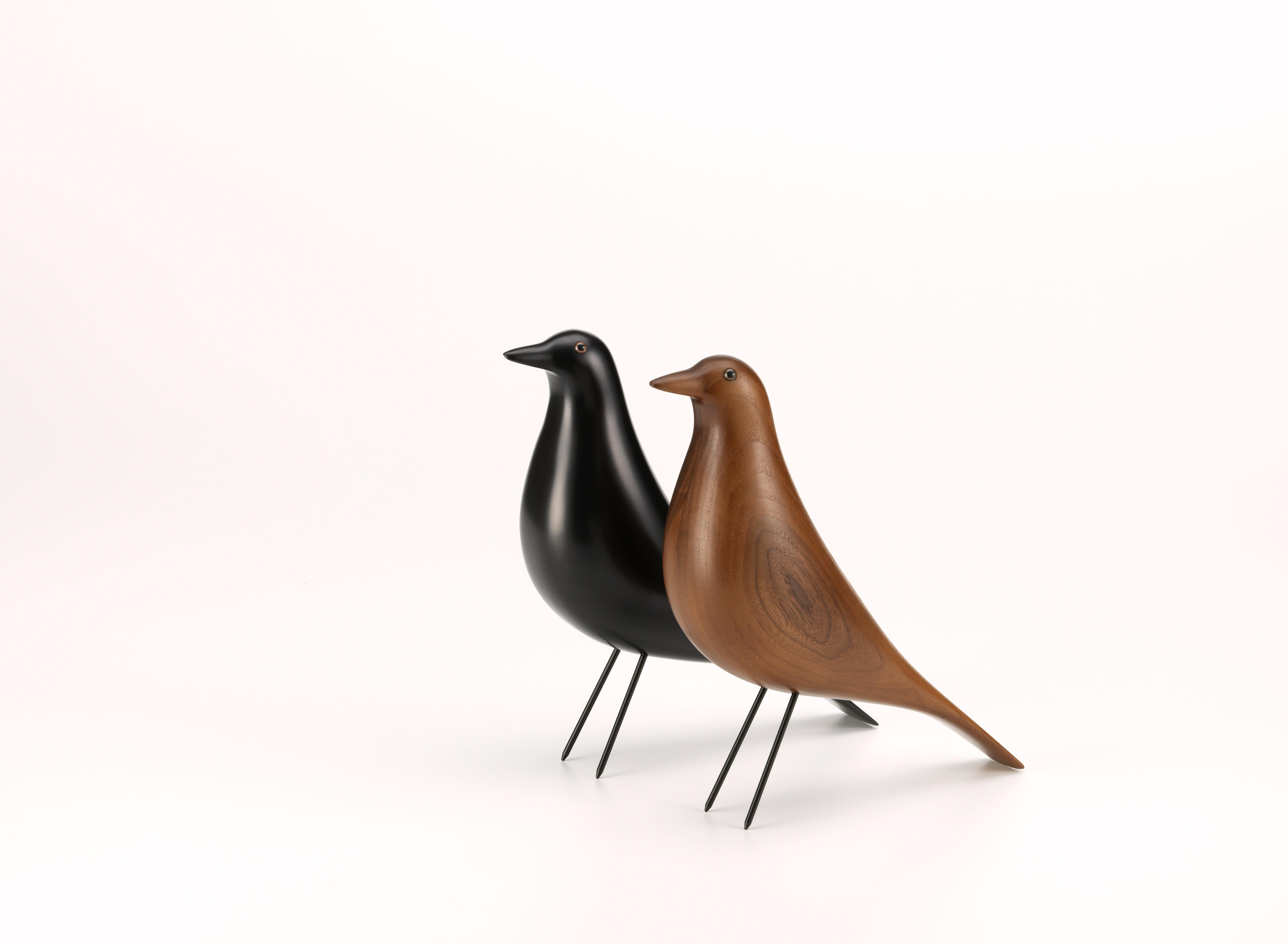 Modern Vitra House Bird in Walnut by Charles & Ray Eames For Sale