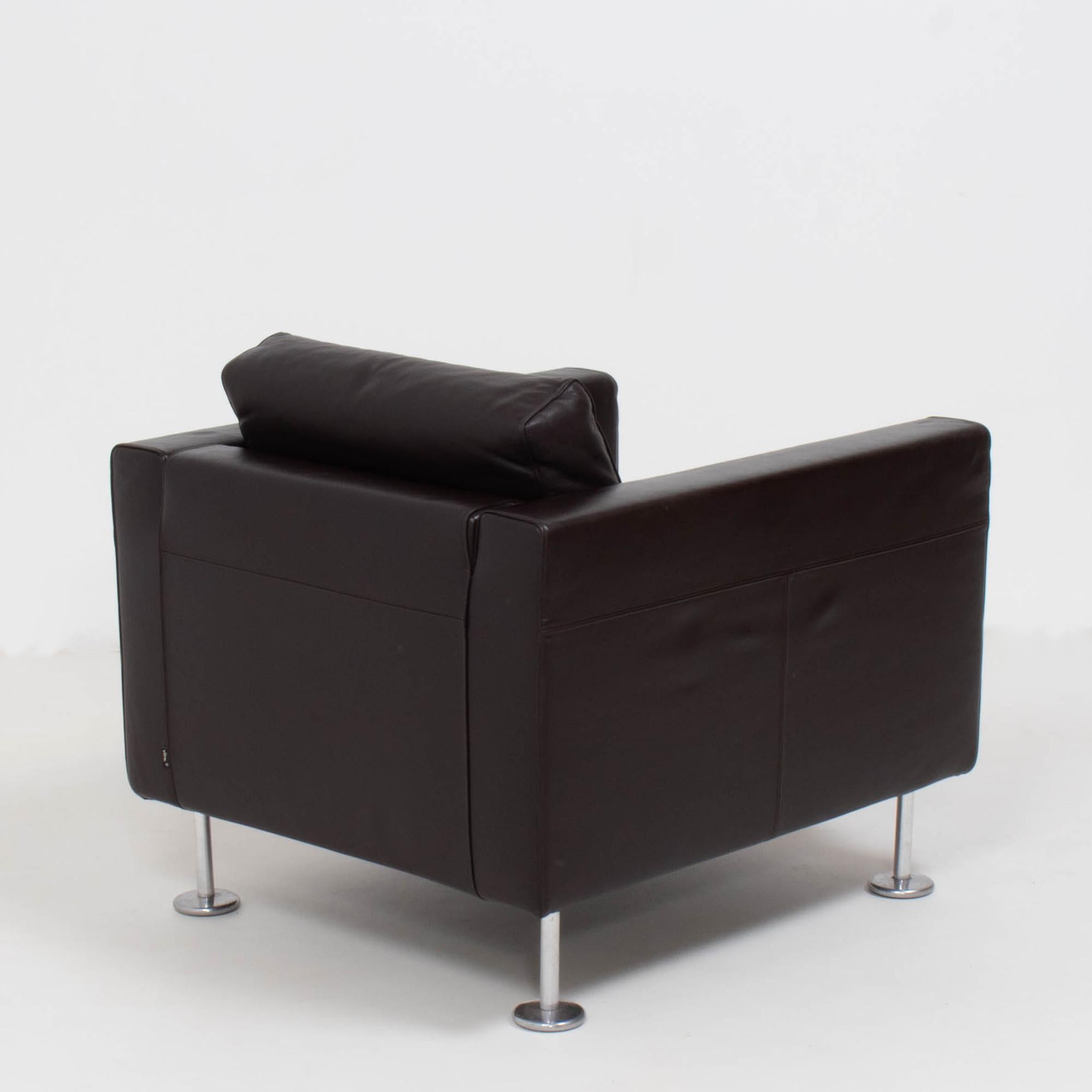 Sessel aus Leder von Jasper Morrison Park, 2er-Set (21. Jahrhundert und zeitgenössisch) im Angebot