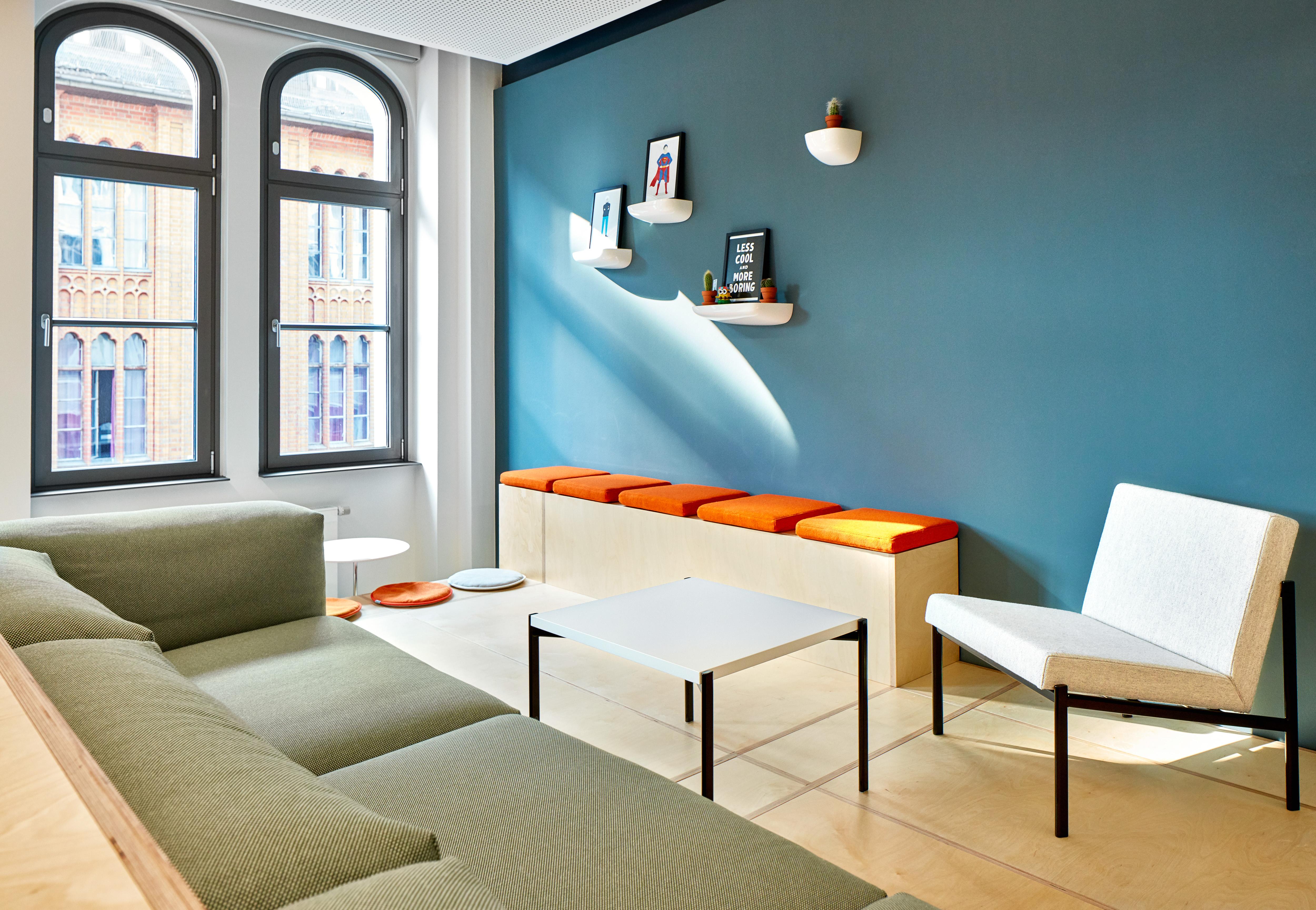 Vitra Large Corniches in Orange by Ronan & Erwan Bouroullec For Sale 2