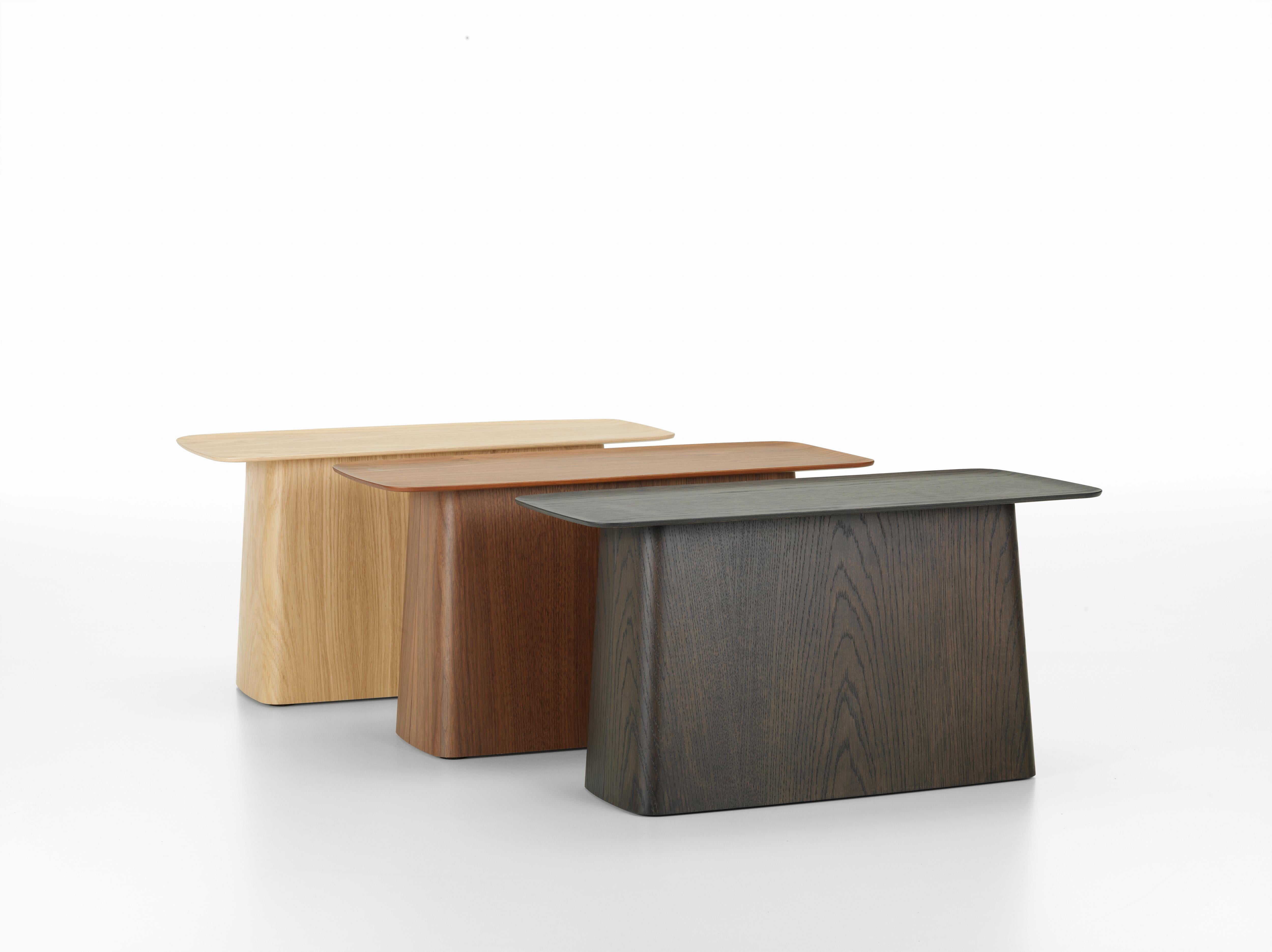 Swiss Vitra Large Wooden Side Table in Dark Oak by Ronan & Erwan Bouroullec For Sale
