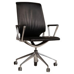 Vitra Leather Chair Black Office Chair