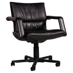 Vitra Leather Chair Black Office Chair