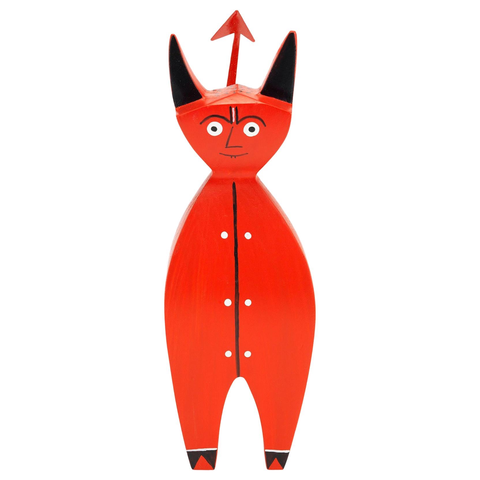 Vitra Little Wooden Devil by Alexander Girard, 1stdibs Gallery Showroom Sample