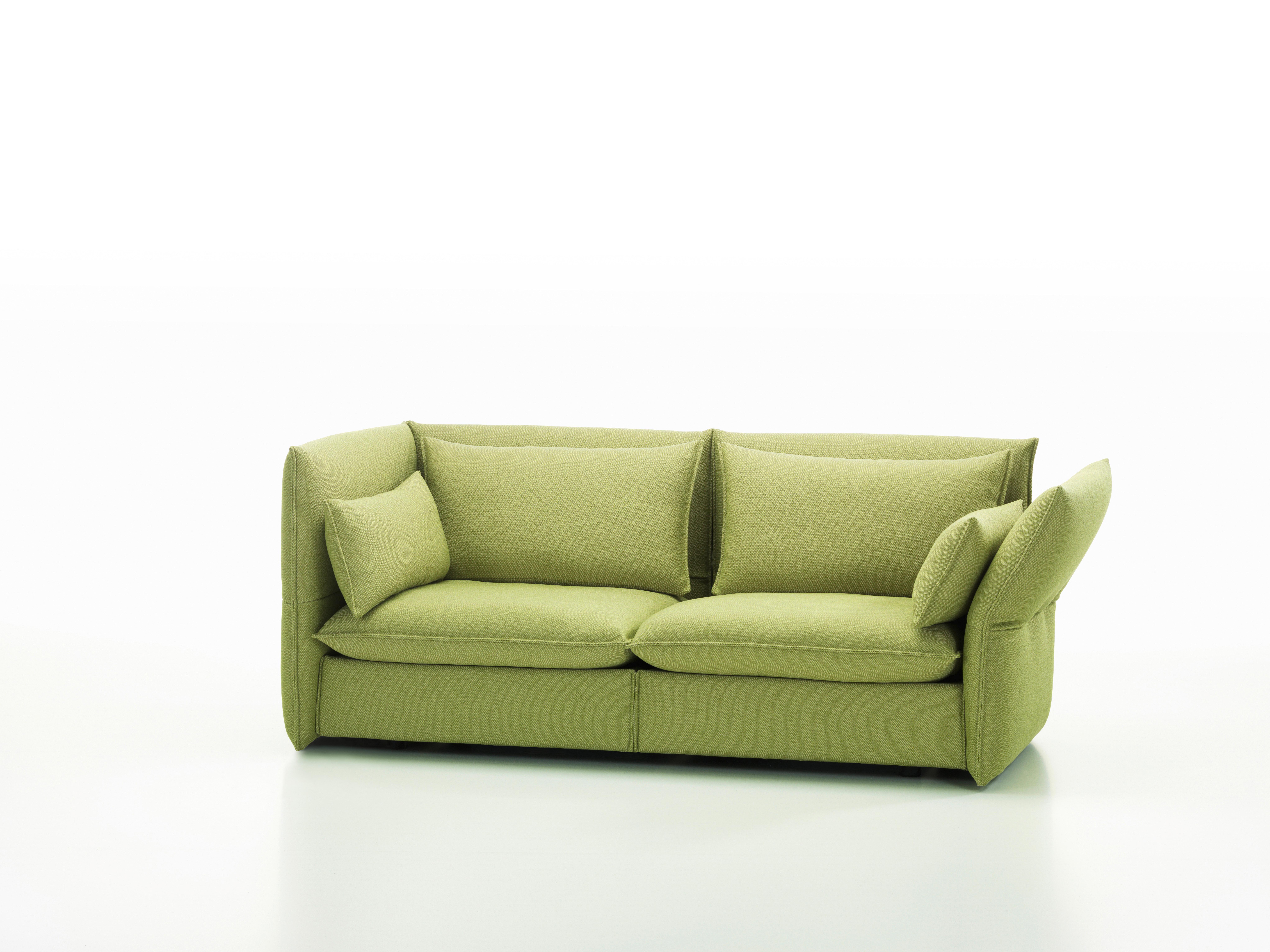 Swiss Vitra Mariposa 2 1/2-Seat Sofa in Sand Avocado by Edward Barber & Jay Osgerby For Sale