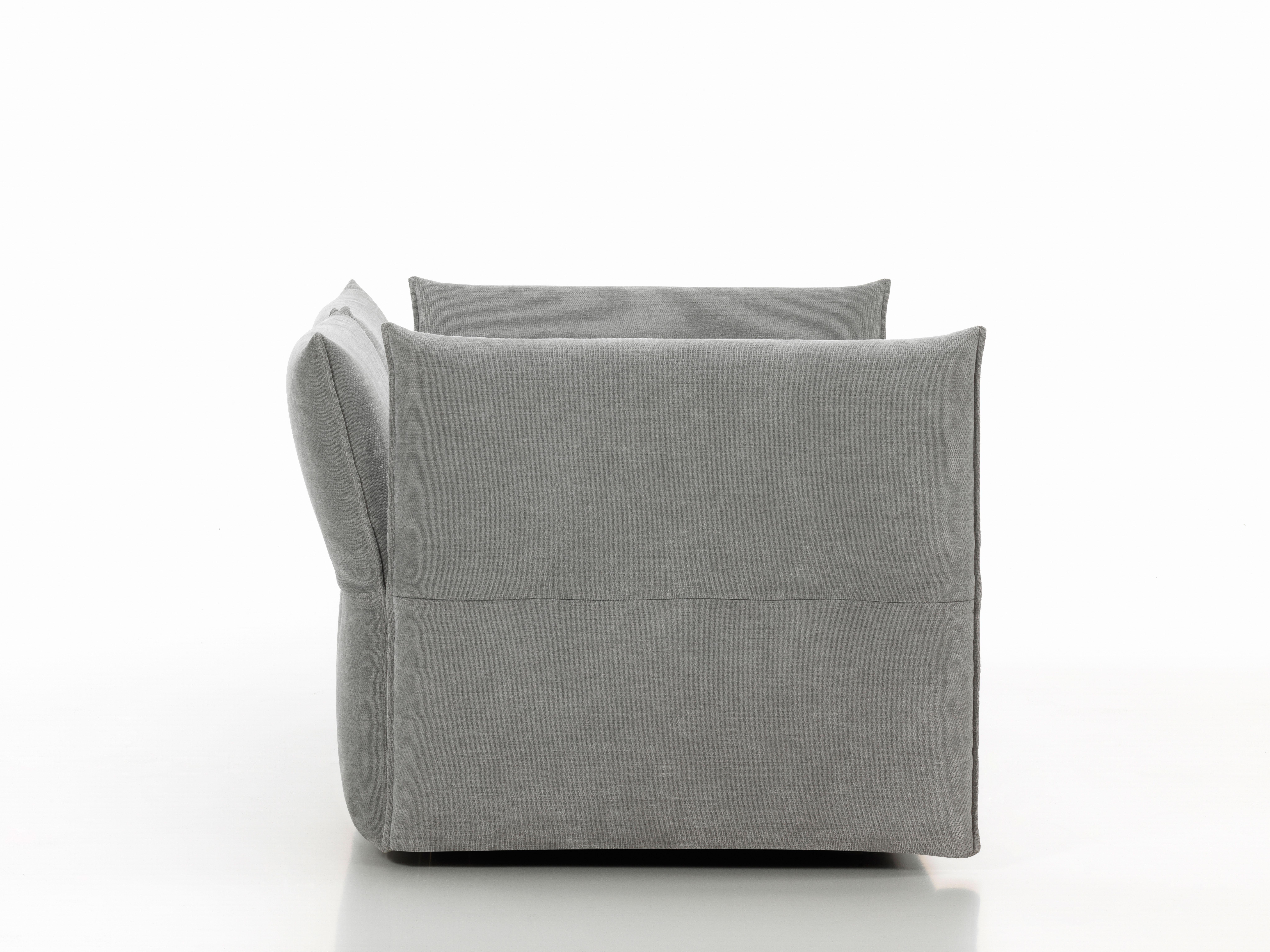 Swiss Vitra Mariposa 2 1/2-Seat Sofa in Silver Grey by Edward Barber & Jay Osgerby For Sale