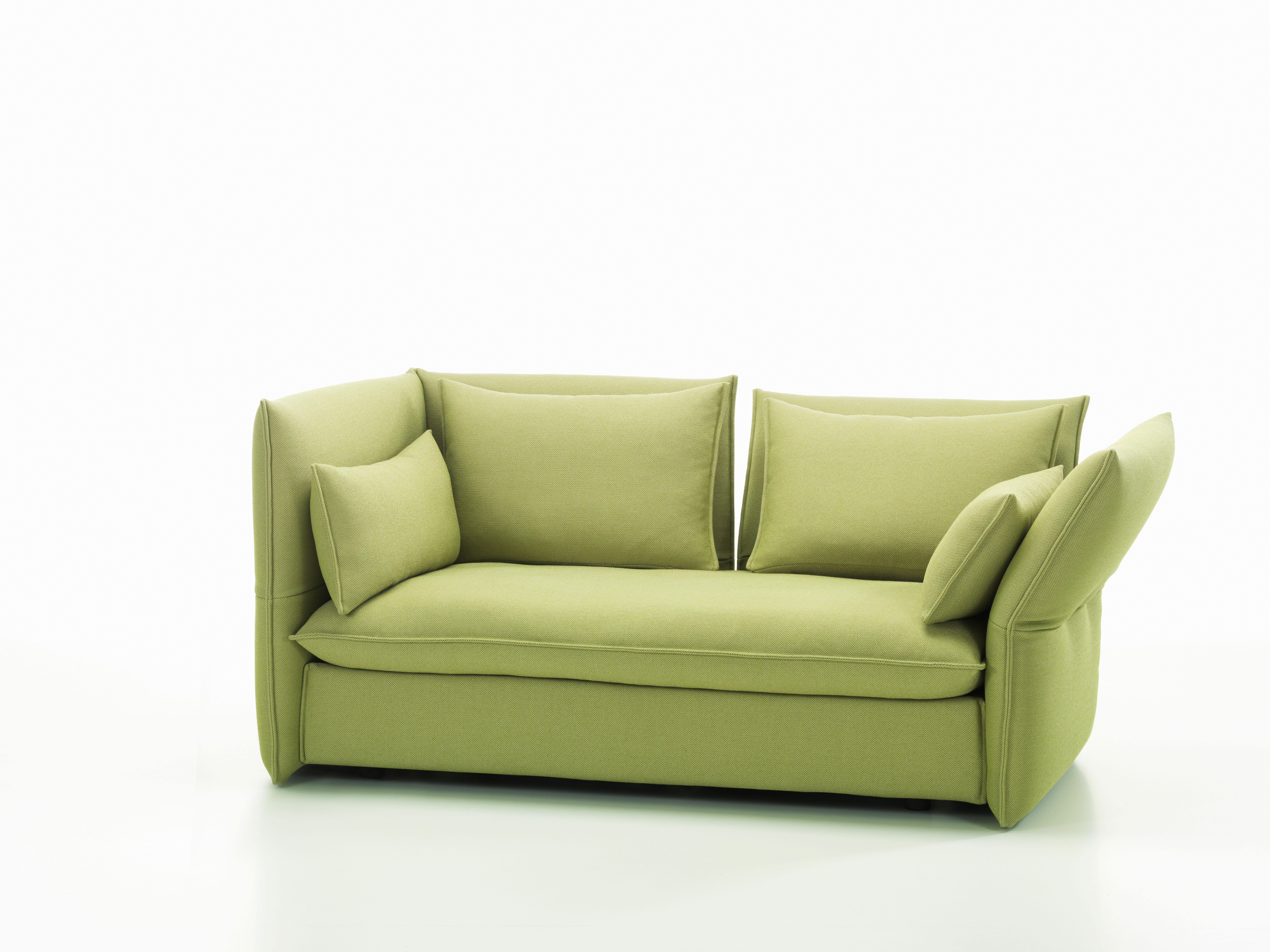 Contemporary Vitra Mariposa 2-Seat Sofa in Sand & Avocado Credo by Edward Barber & Jay For Sale