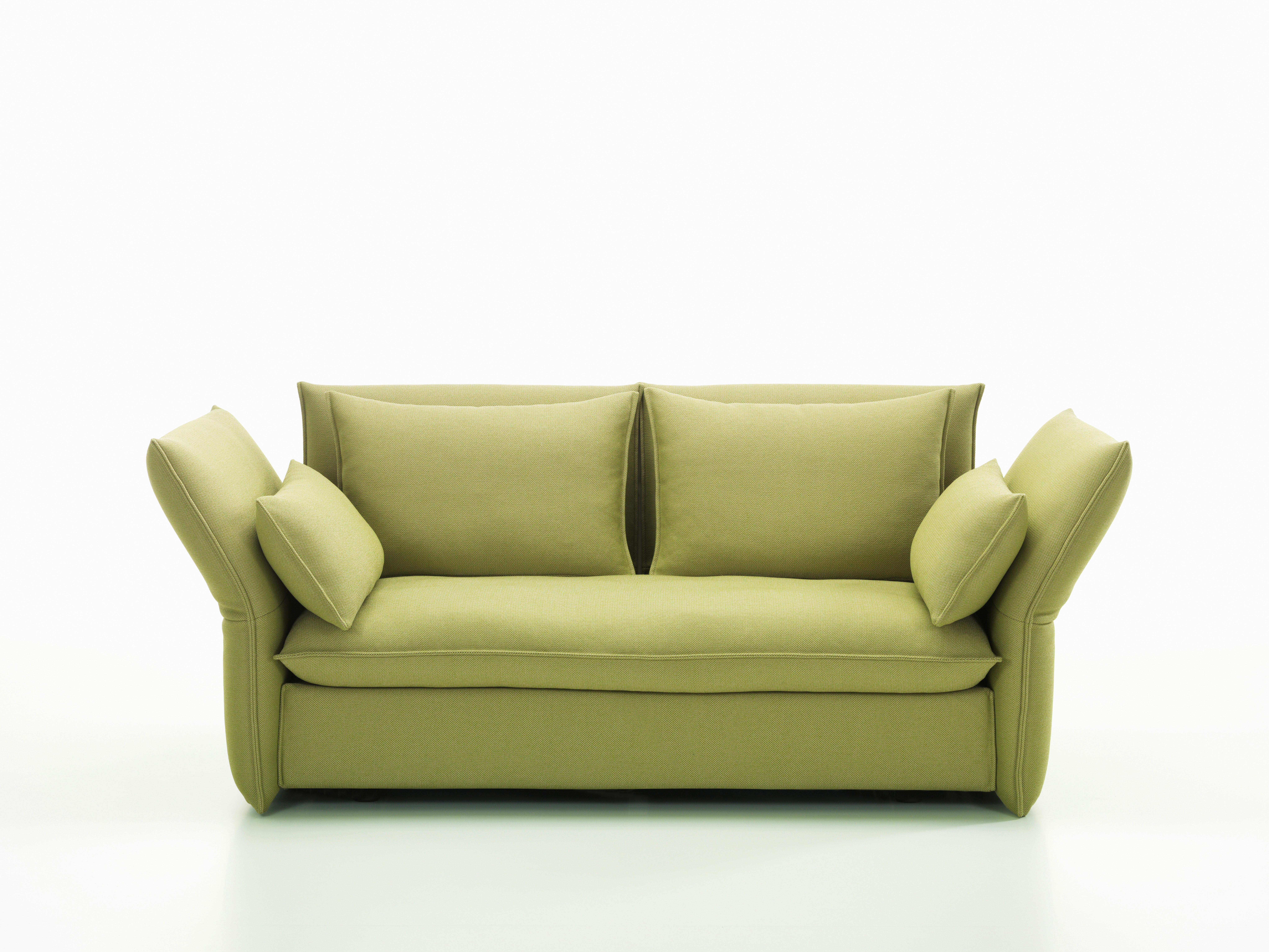 Vitra Mariposa 2-Seat Sofa in Sand & Avocado Credo by Edward Barber & Jay For Sale 2