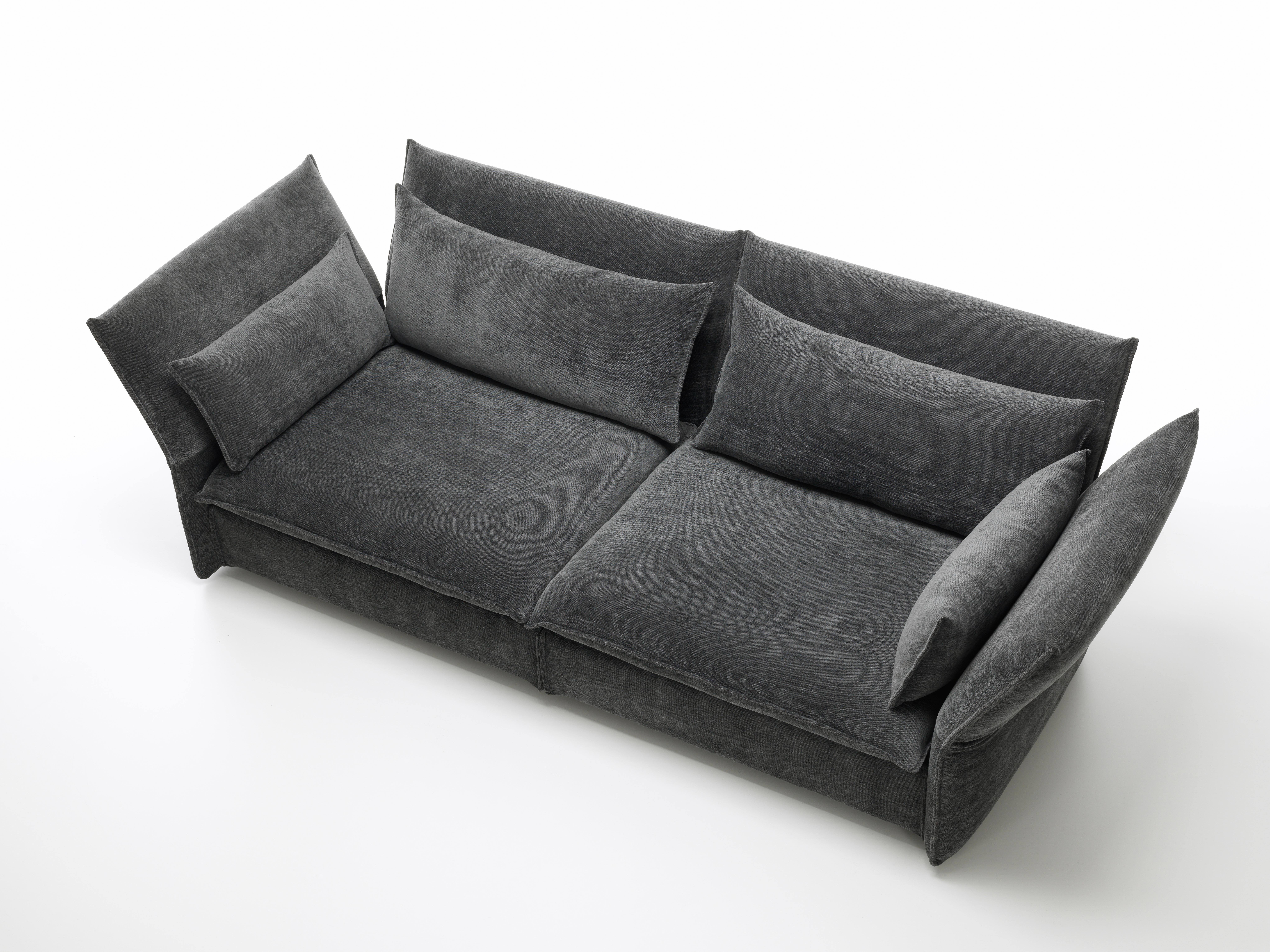 Vitra Mariposa 3-Sitz-Sofa in Dunkelgrau Iroko2 von Edward Barber & Jay Osgerby (Moderne) im Angebot