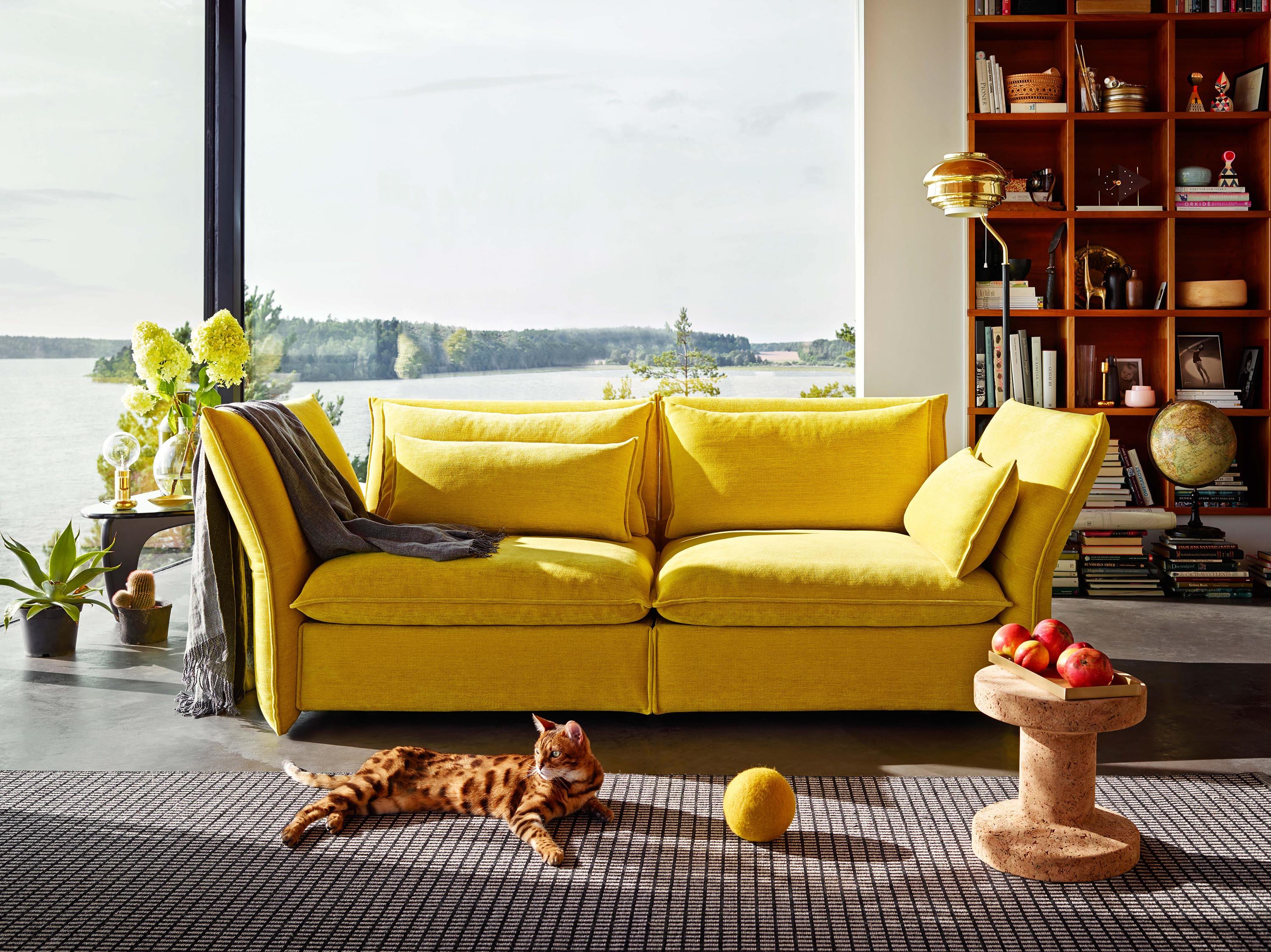 Vitra Mariposa 3-Sitz-Sofa in Dunkelgrau Iroko2 von Edward Barber & Jay Osgerby im Angebot 1